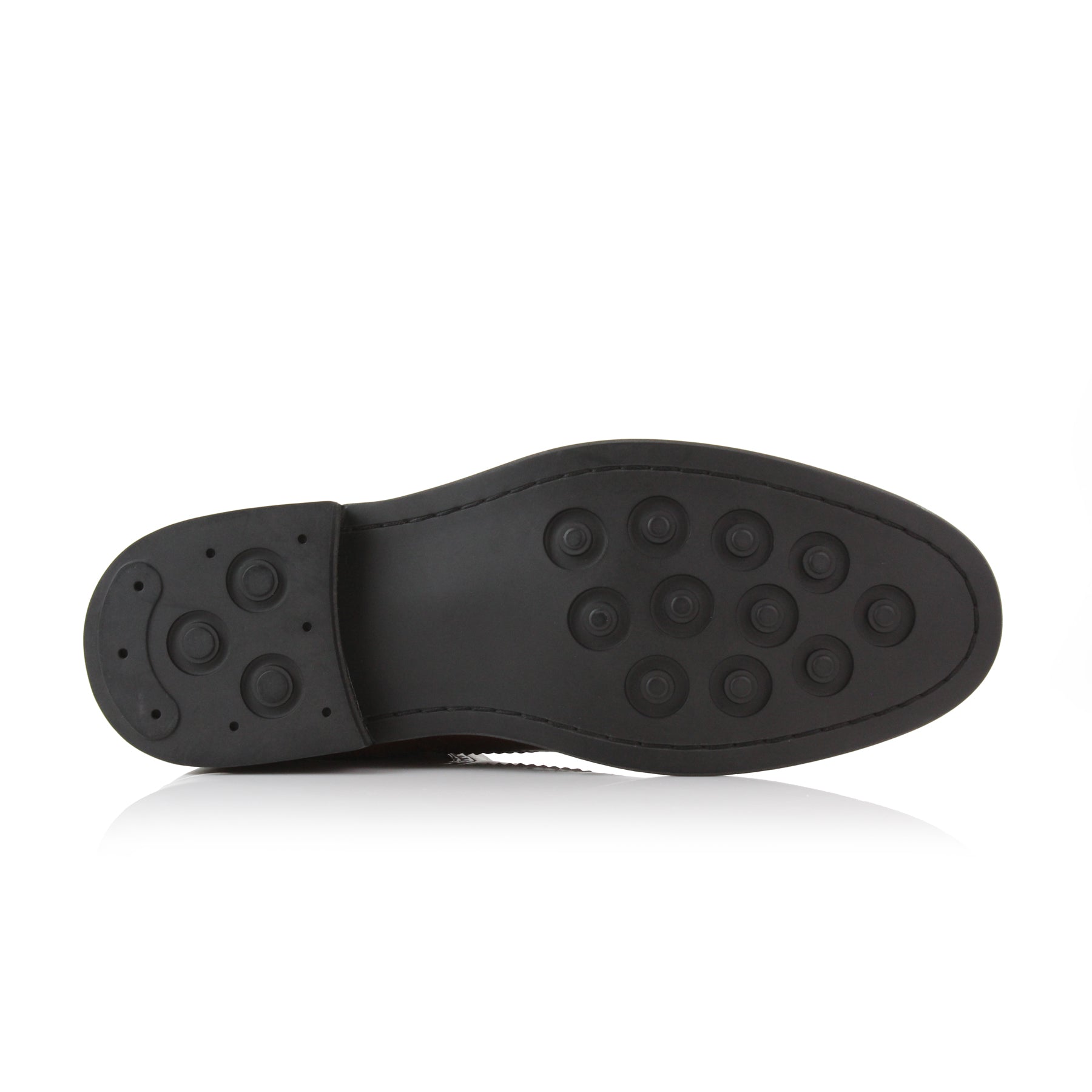 Brogue Wingtip Chelsea Boots | Alonzo by Ferro Aldo | Conal Footwear | Bottom Sole Angle View
