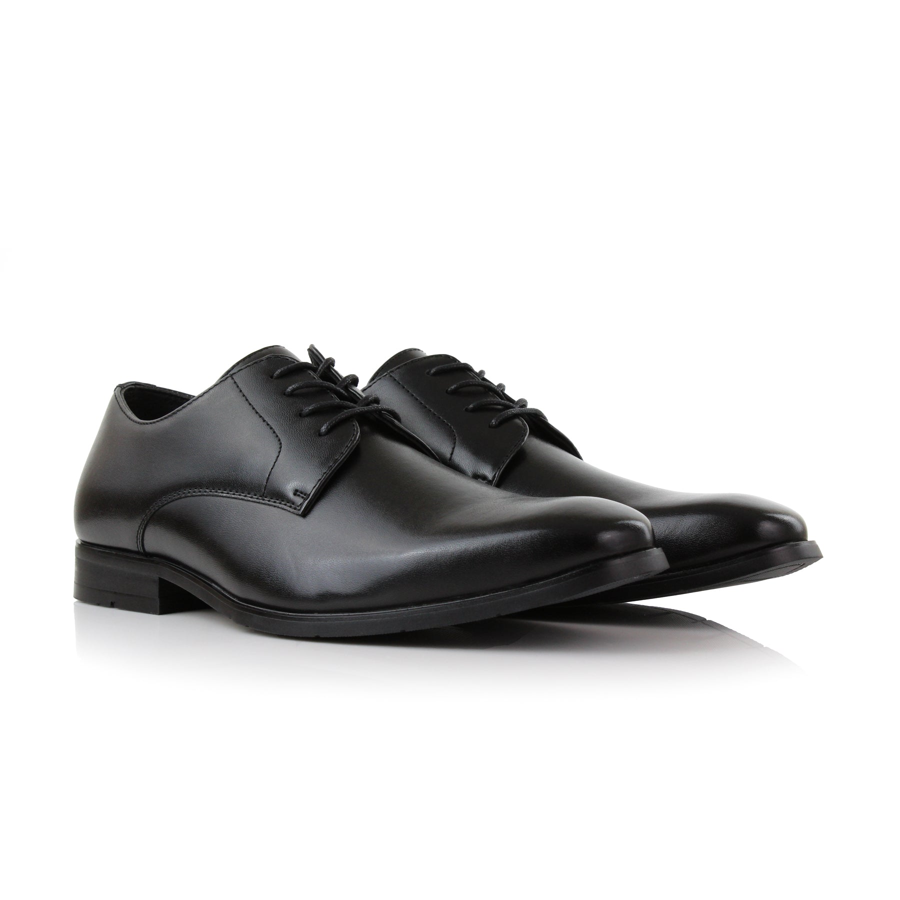 Plain Toe Derby Shoes | Alvin by Ferro Aldo | Conal Footwear | Paired Angle View