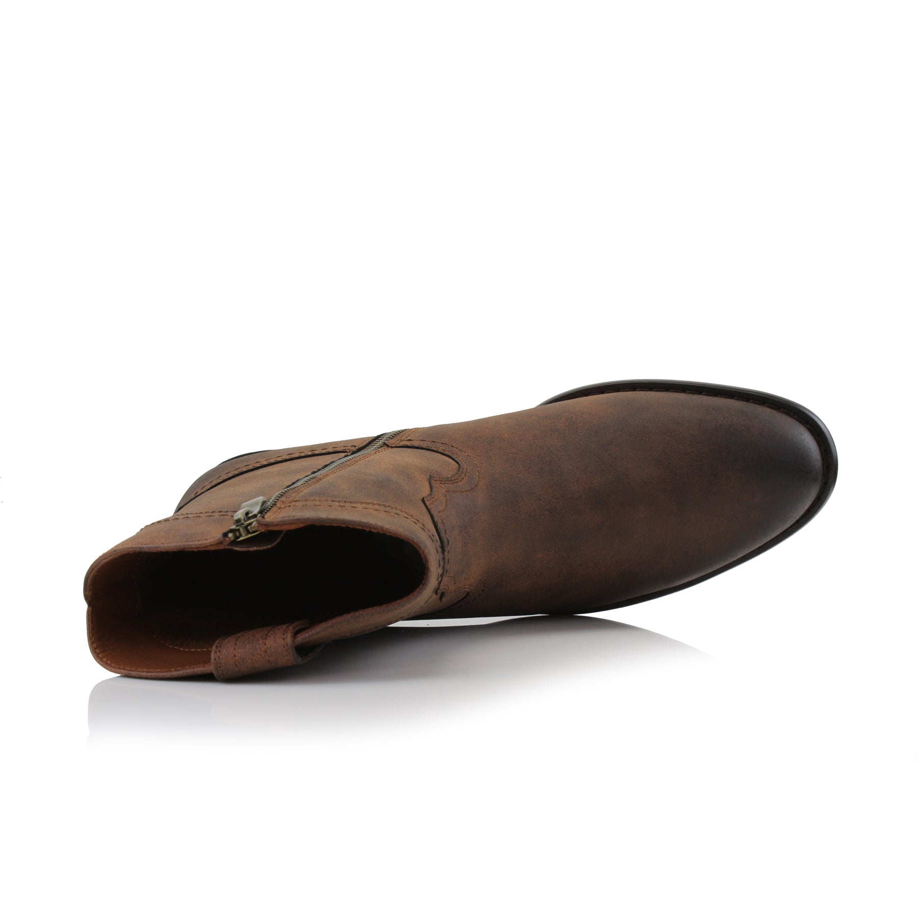 Men's Western Boots | Austin by Ferro Aldo | Conal Footwear | Top-Down Angle View