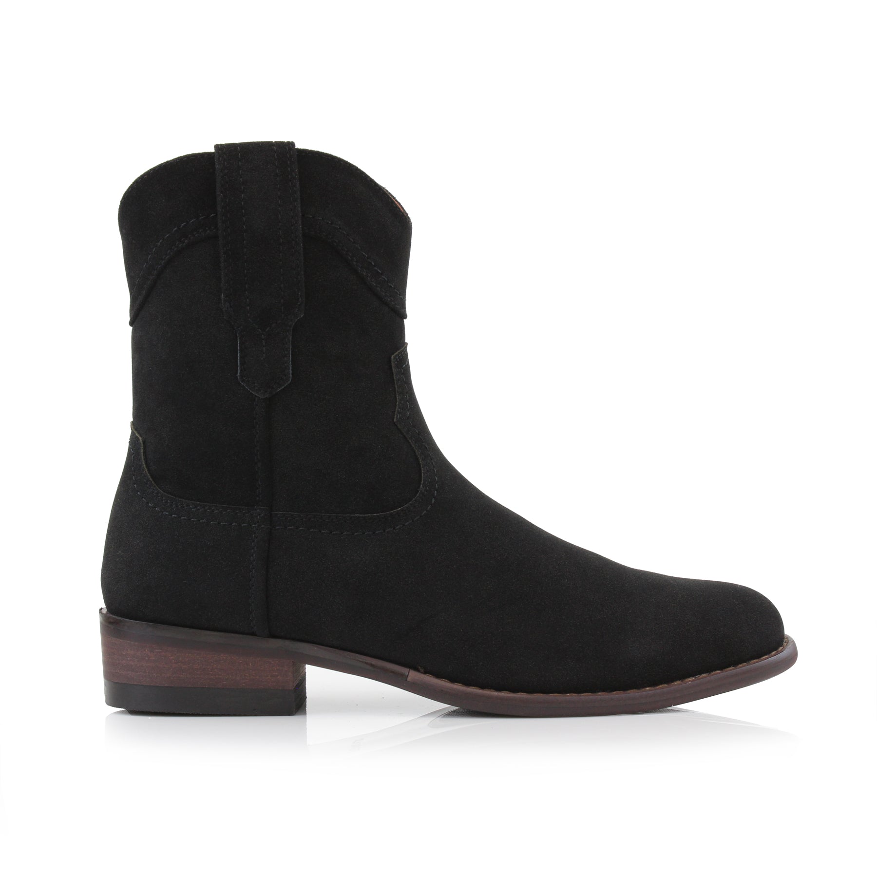 Men's Suede Western Boots | Austin by Ferro Aldo | Conal Footwear | Outer Side Angle View