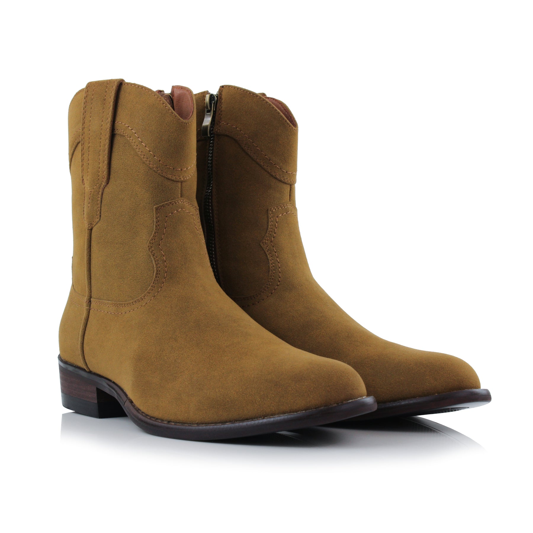Men's Suede Western Boots | Austin by Ferro Aldo | Conal Footwear | Paired Angle View
