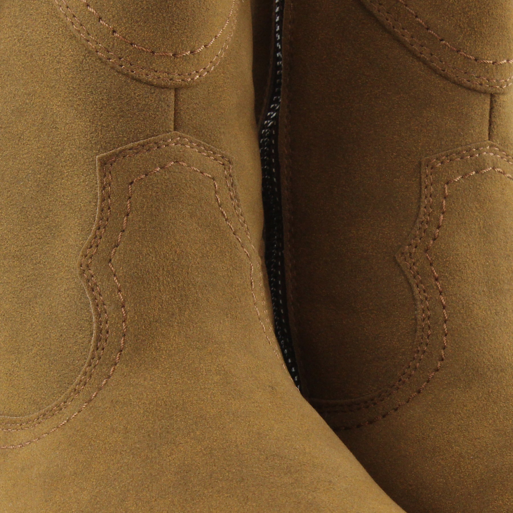 Men's Suede Western Boots | Austin by Ferro Aldo | Conal Footwear | Close Up Upper View