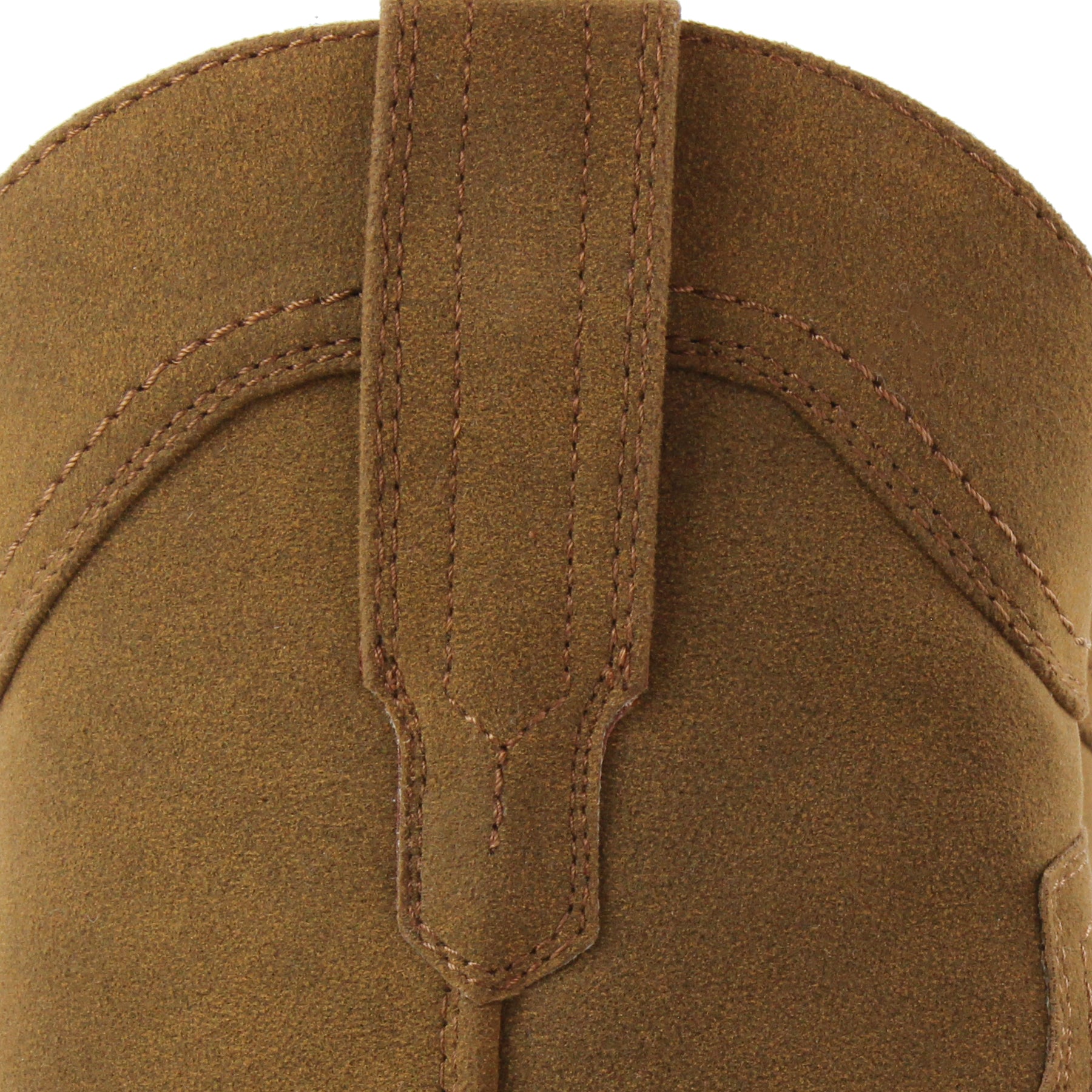 Men's Suede Western Boots | AUSTIN in Wheat | Close Up Upper Side View | Conal Footwear