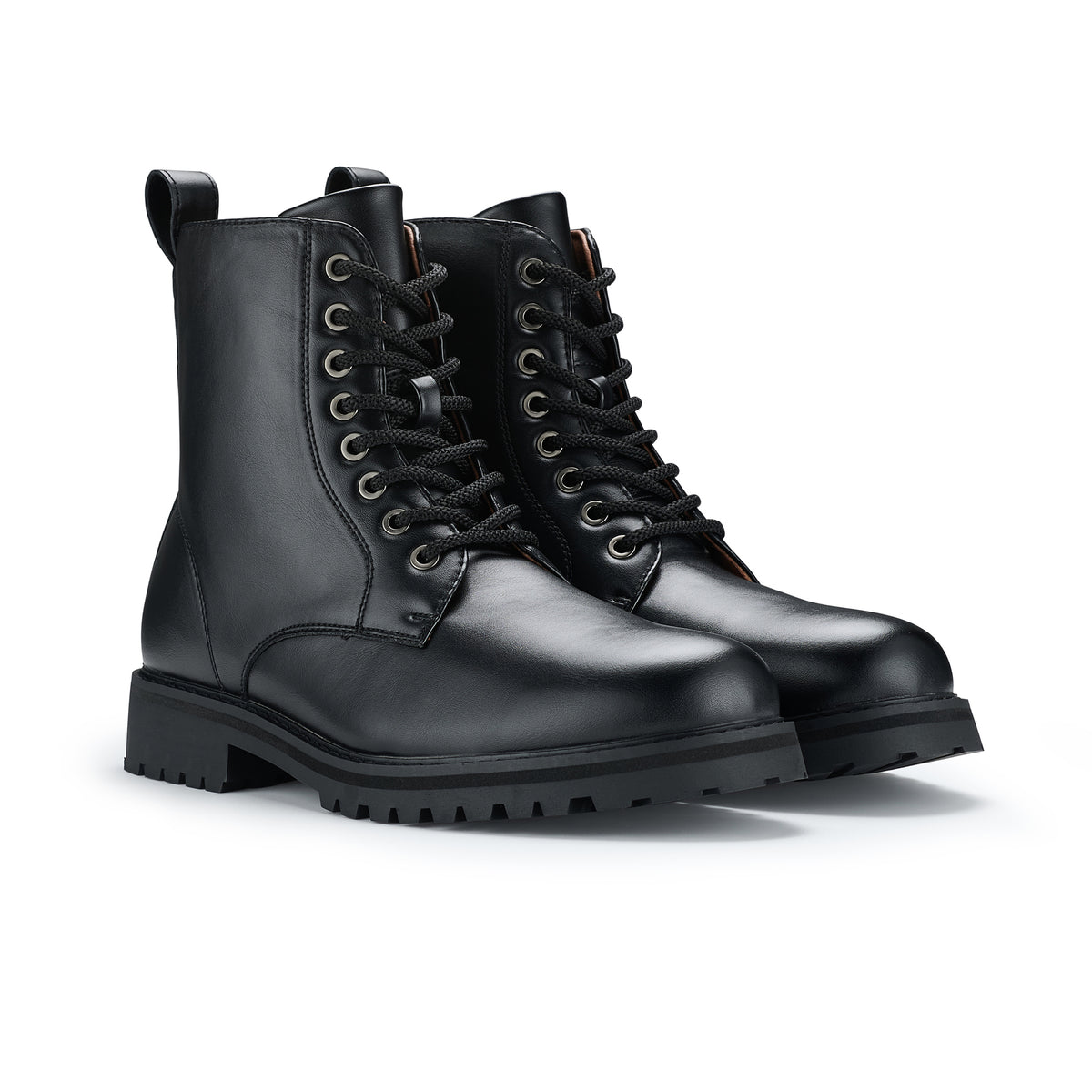 Men's Lace-Up Combat Boots | Axel by Polar Fox | Conal Footwear | Paired Angle View