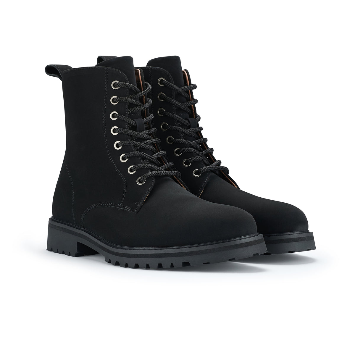 Men's Lace-Up Combat Boots | Axel by Polar Fox | Conal Footwear | Paired Angle View