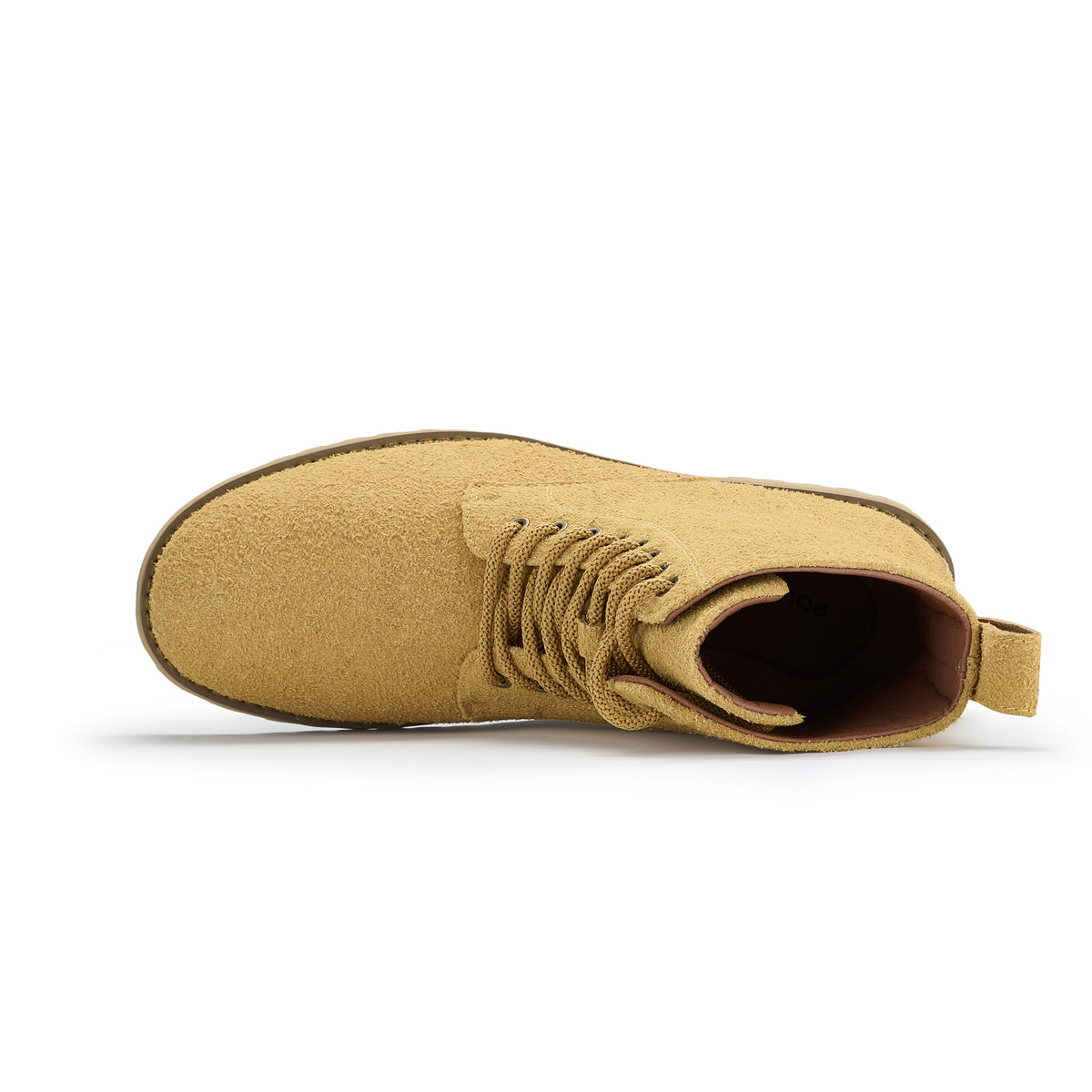Men's Lace-Up Combat Boots | Axel by Polar Fox | Conal Footwear | Top-Down Angle View