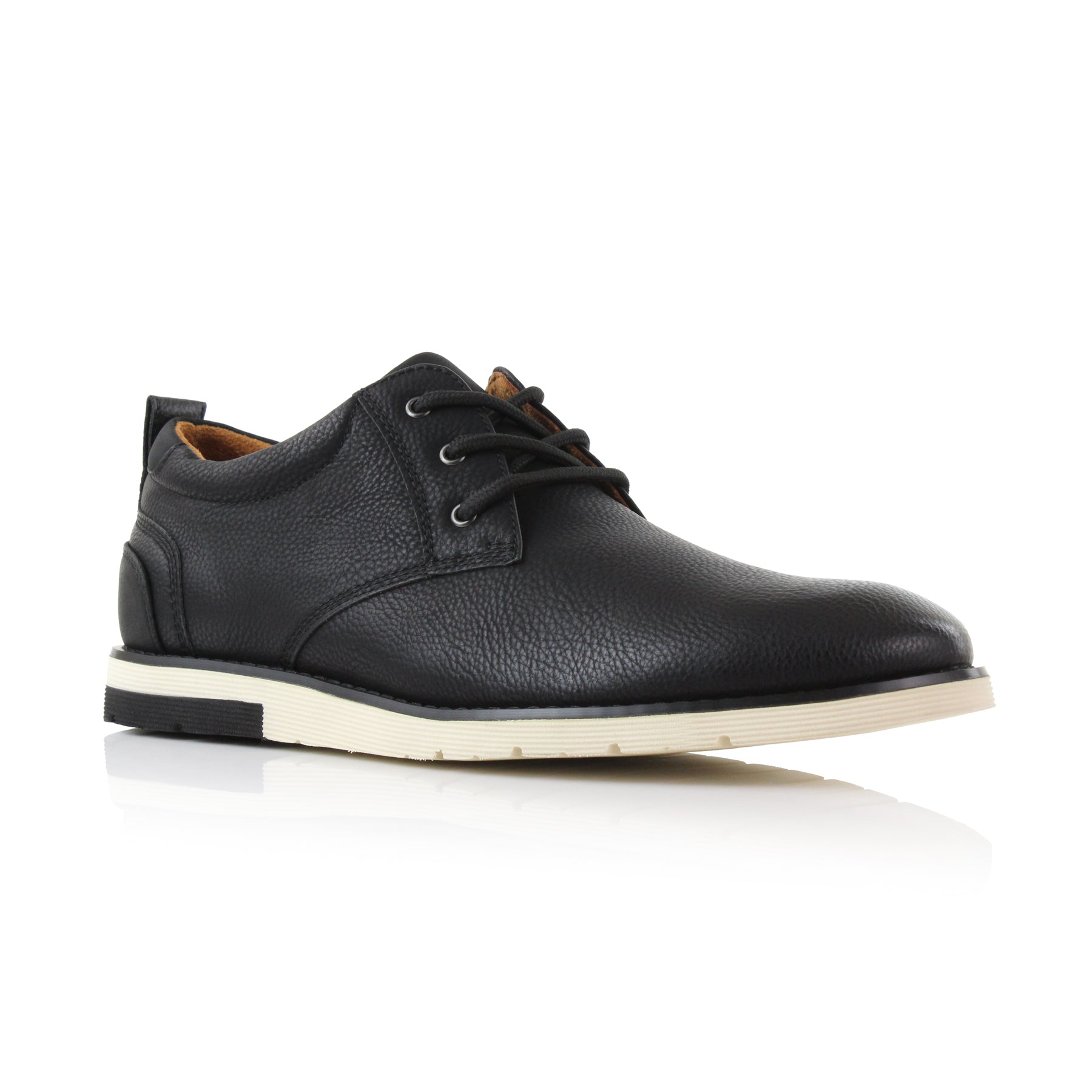 Grained Leather Sneakers | Ayden by Ferro Aldo | Conal Footwear | Main Angle View