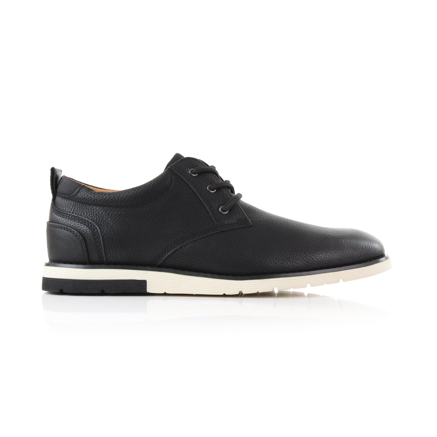 Grained Leather Sneakers | Ayden by Ferro Aldo | Conal Footwear | Outer Side Angle View