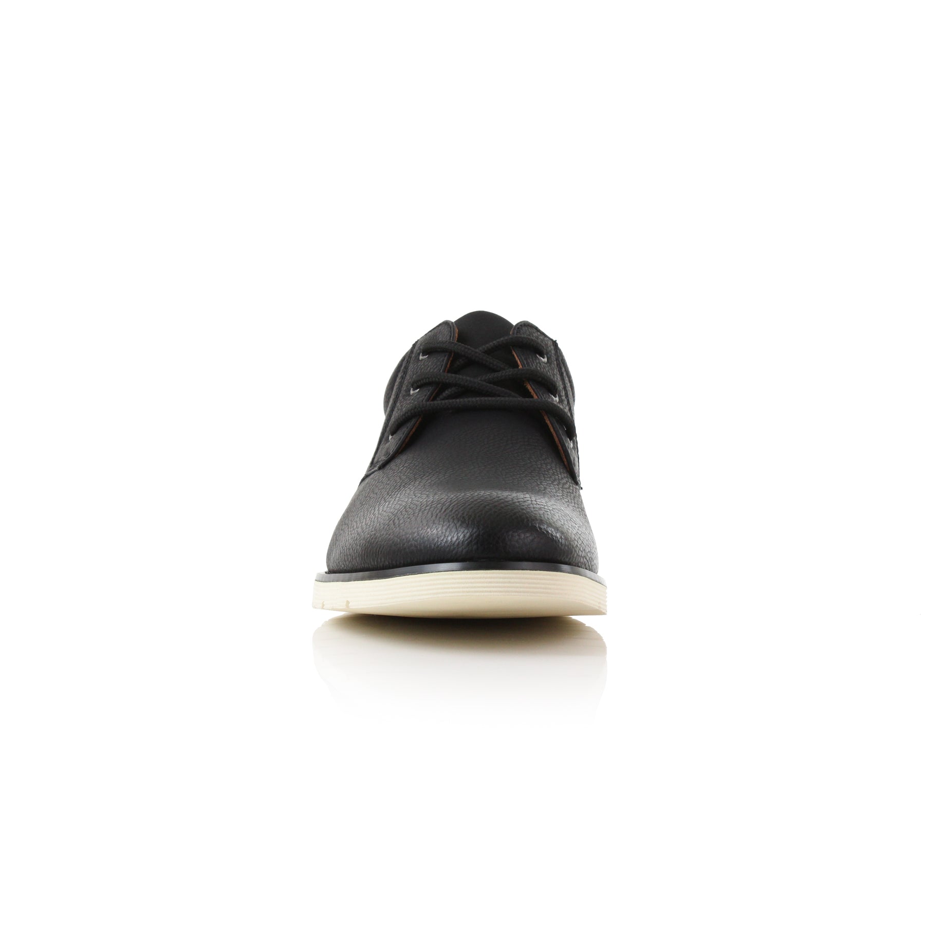 Grained Leather Sneakers | Ayden by Ferro Aldo | Conal Footwear | Front Angle View