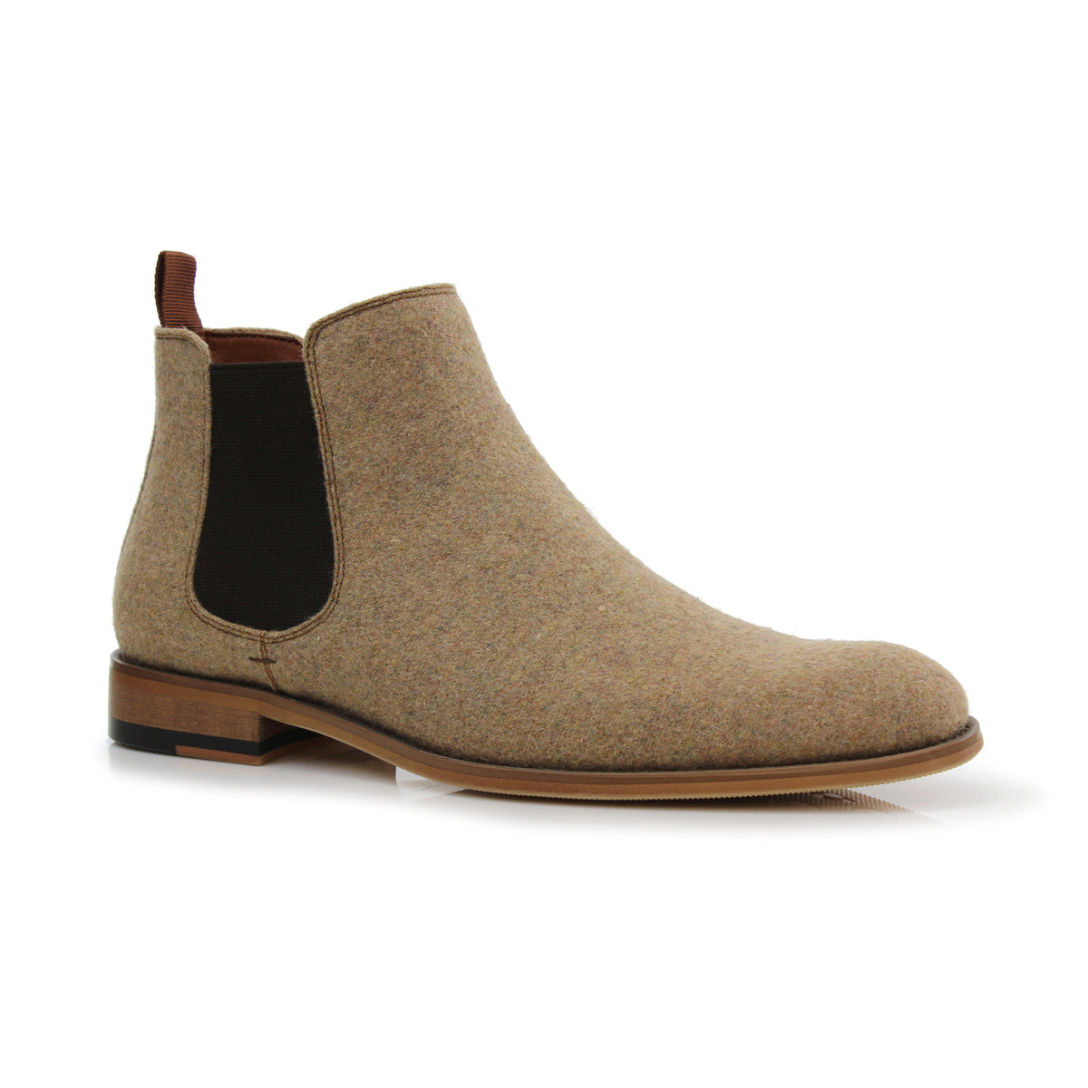 CLIFFS Men\'s Ben Antique Tan Faux Suede Chelsea Ankle  Boot--NWT--11M Westbridge Suede – 6FT CLUB® main image 4