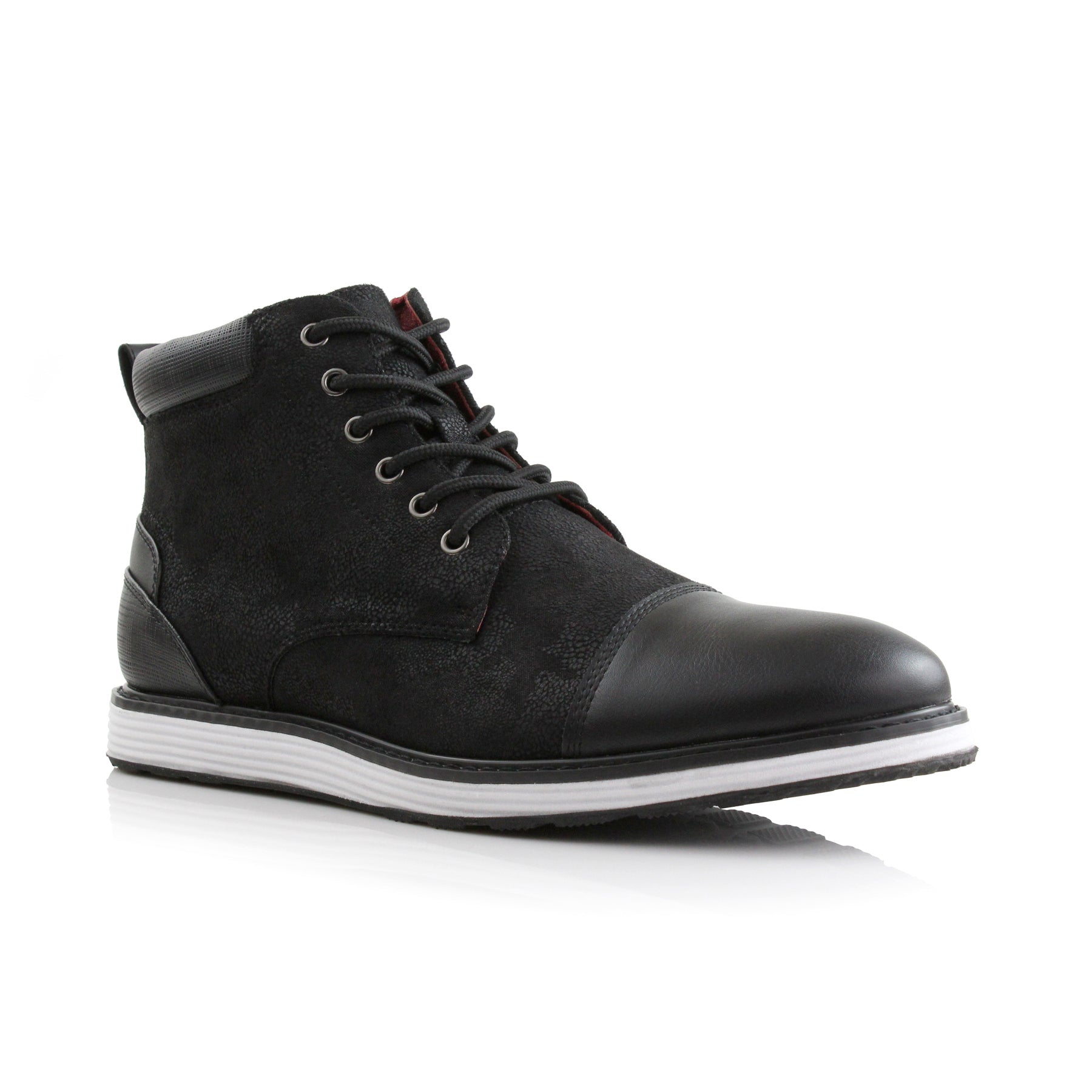 Cap-Toe Ankle Boot Sneakers | Birt by Ferro Aldo | Conal Footwear | Main Angle View