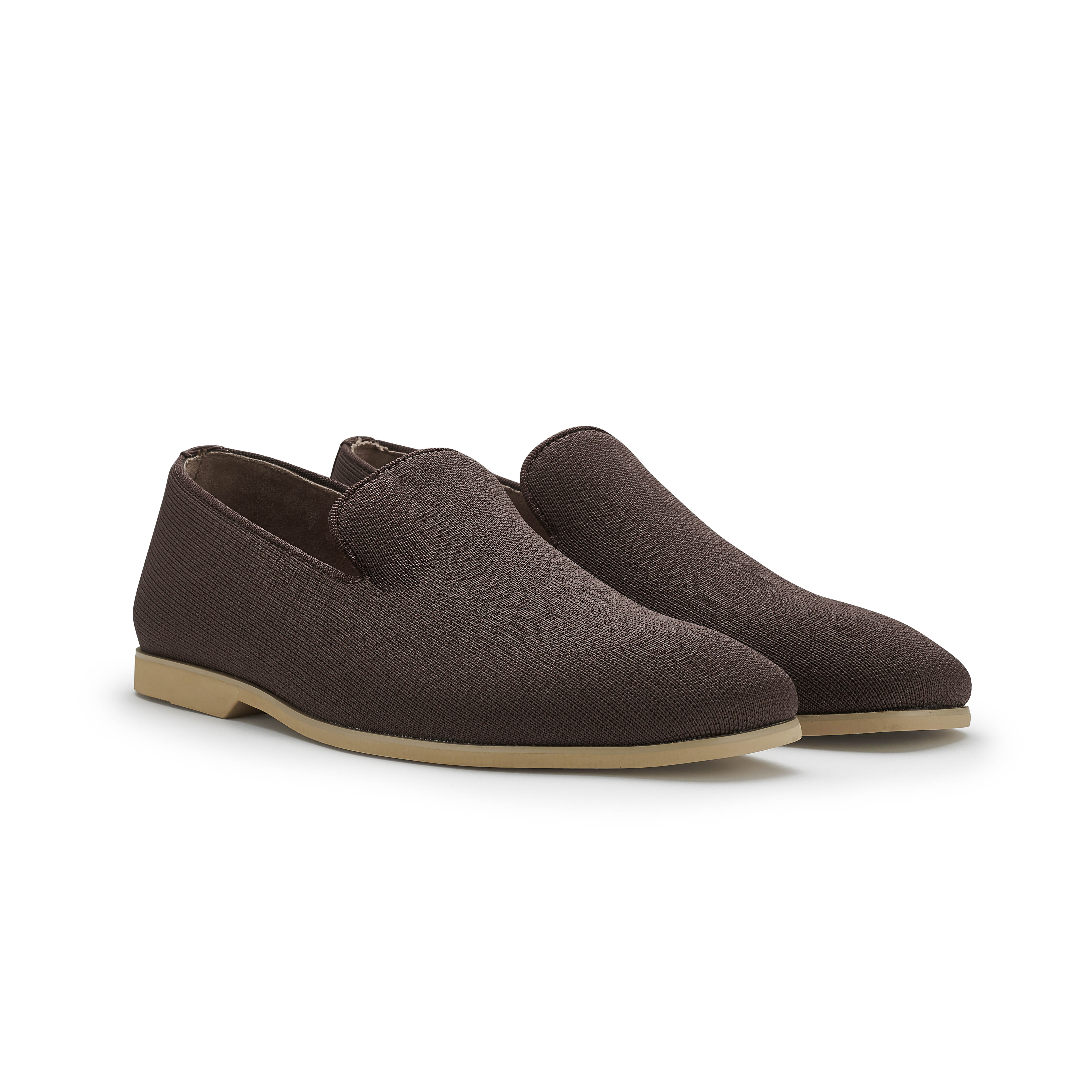 Men's Canvas Wholecut Loafers | Cairo by Ferro Aldo | Conal Footwear | Paired Angle View
