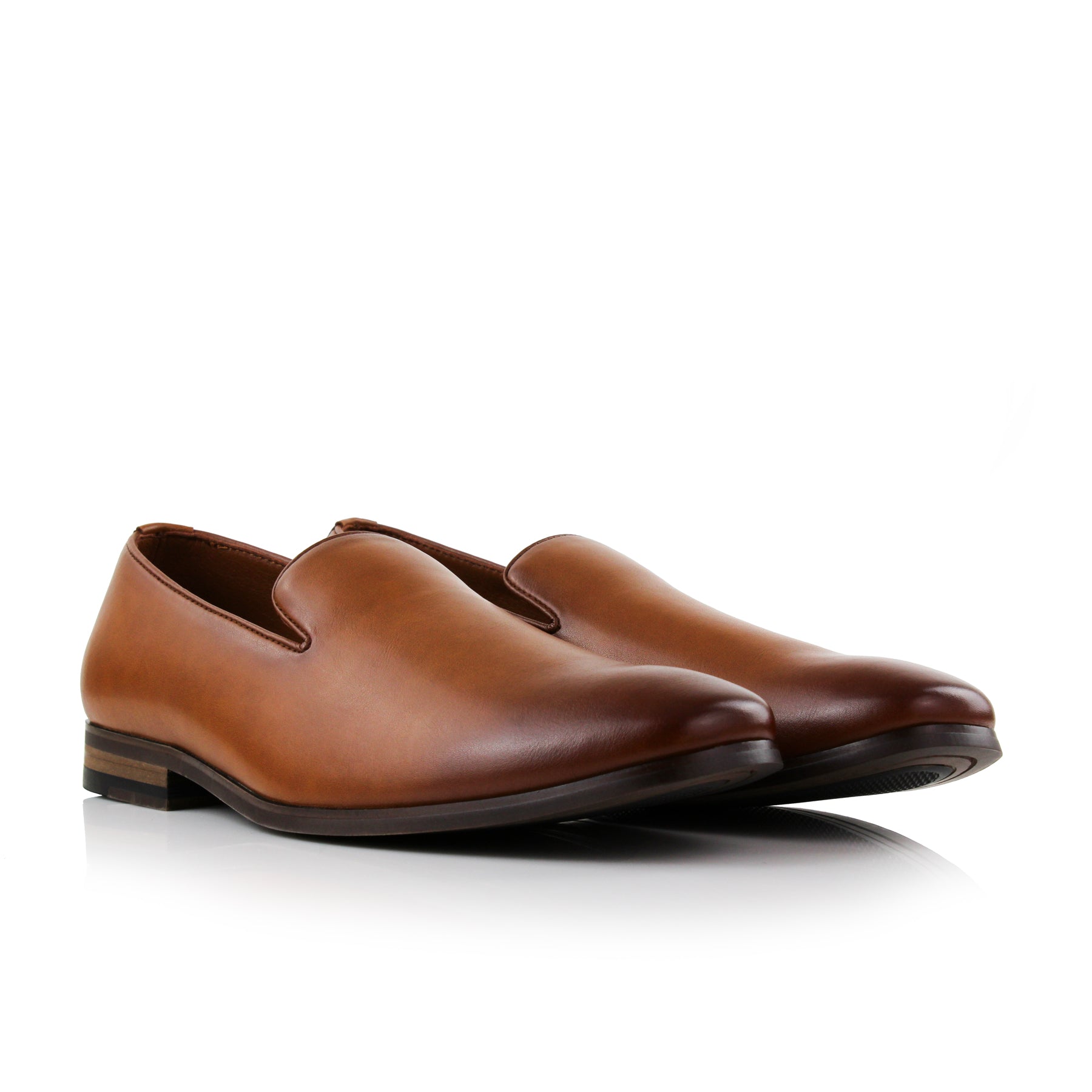 Burnished Wholecut Loafers | Clyde by Ferro Aldo | Conal Footwear | Paired Angle View