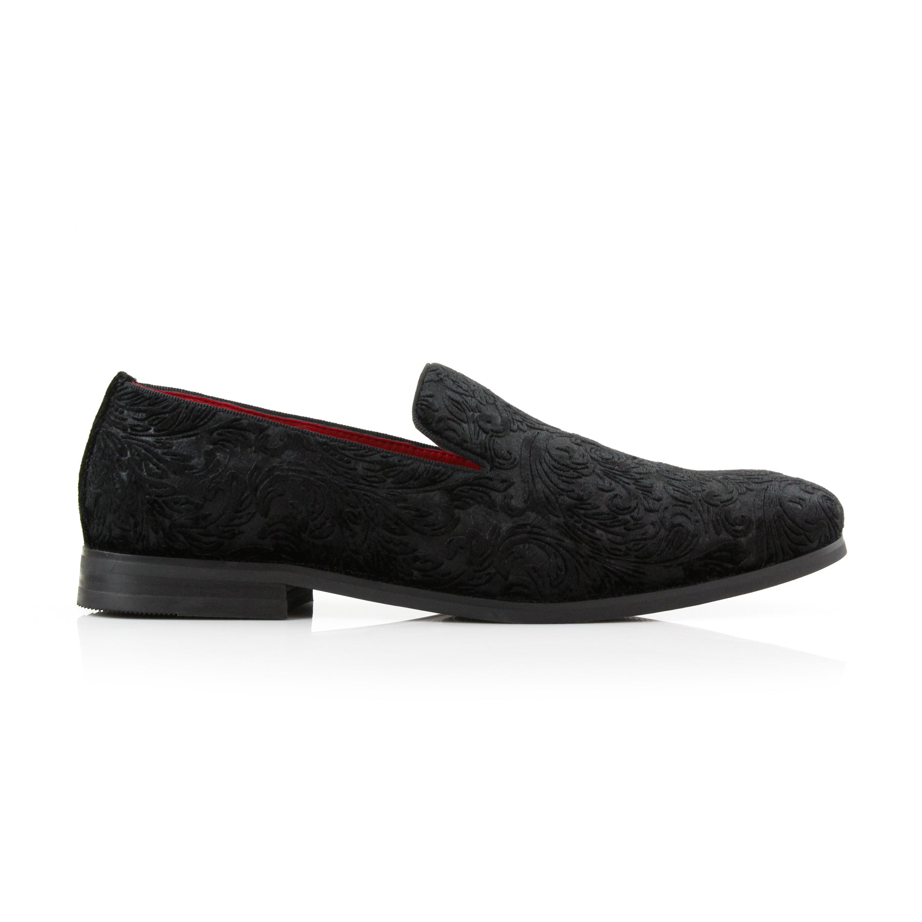 Embossed Wholecut Loafers | Clyde by Ferro Aldo | Conal Footwear | Outer Side Angle View