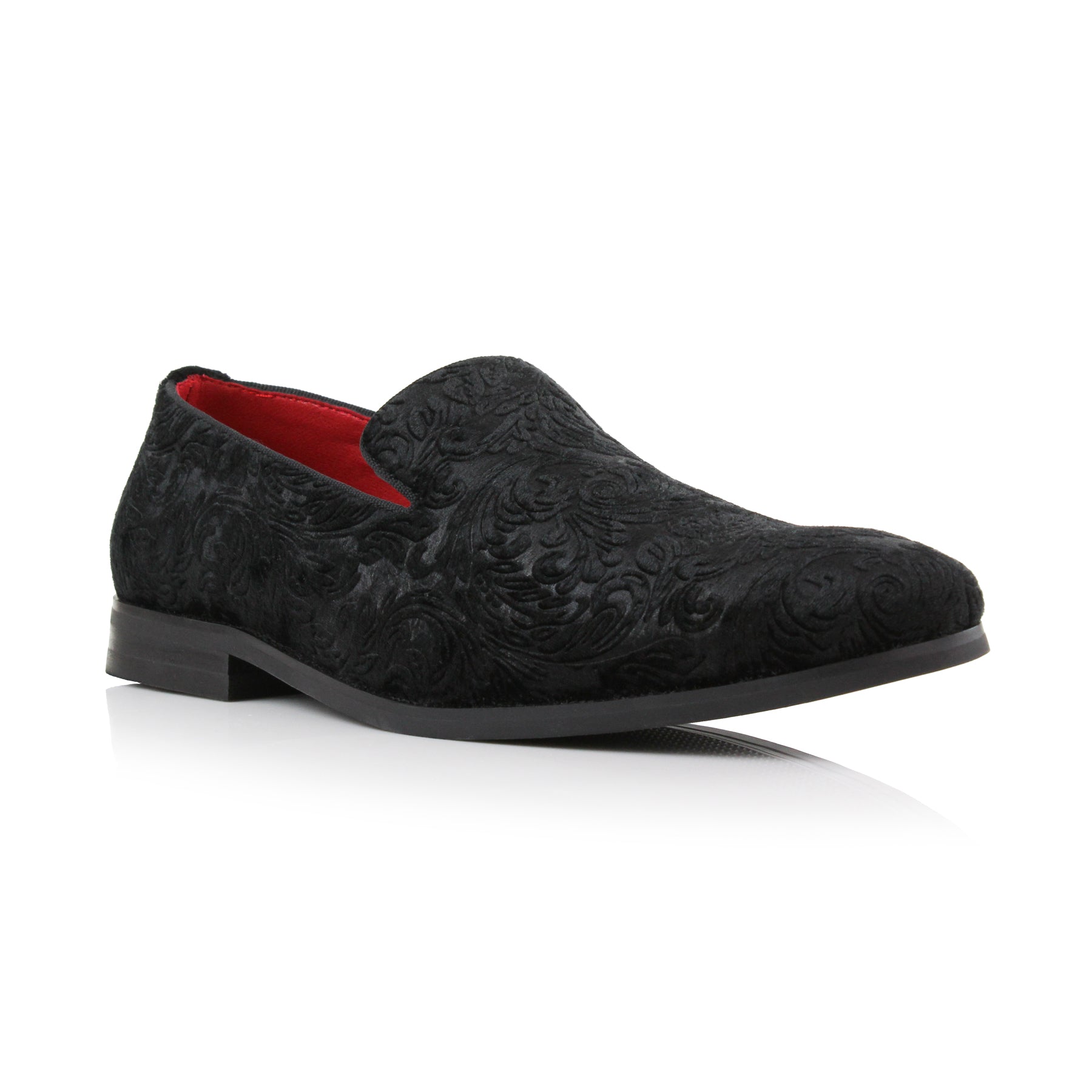Embossed Wholecut Loafers | Clyde by Ferro Aldo | Conal Footwear | Main Angle View
