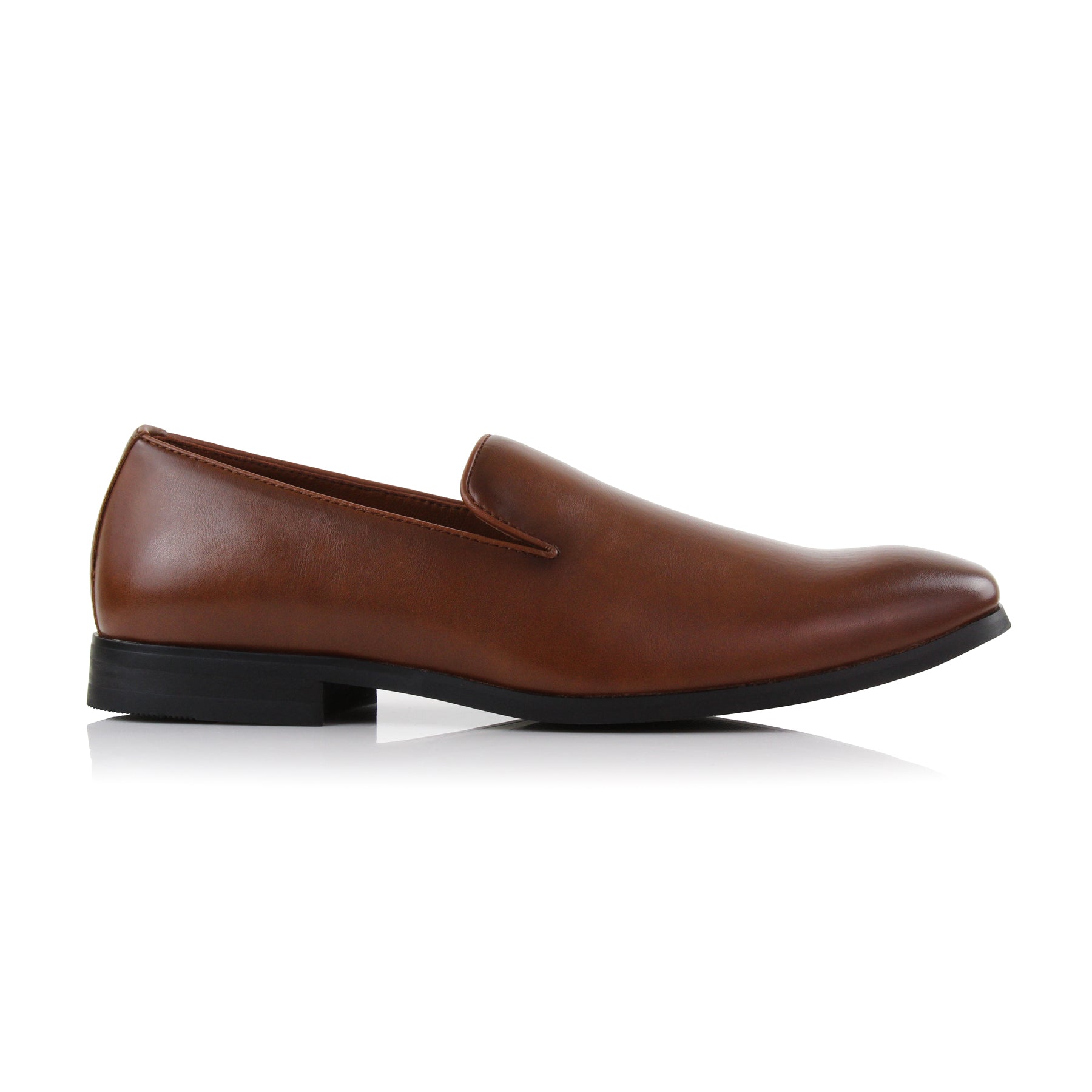 Burnished Wholecut Loafers | Clyde by Ferro Aldo | Conal Footwear | Outer Side Angle View