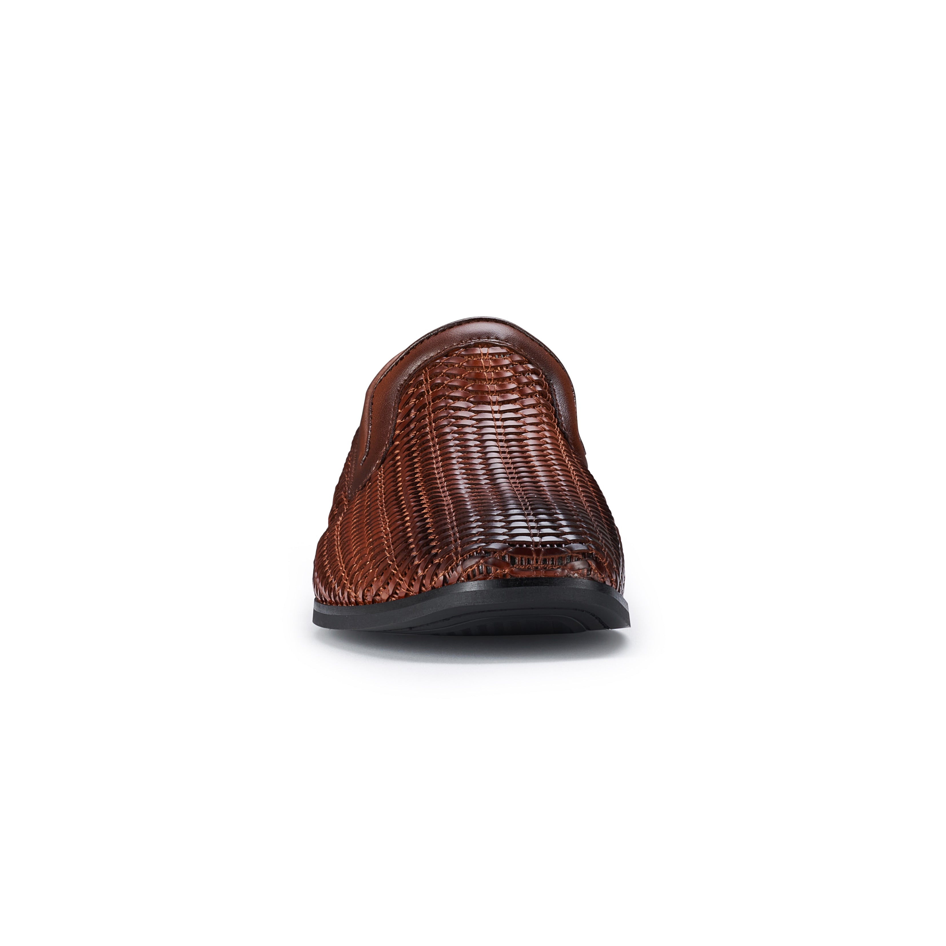 Men's Minimalist Woven Loafers | Cullen by Ferro Aldo | Conal Footwear | Front Angle View