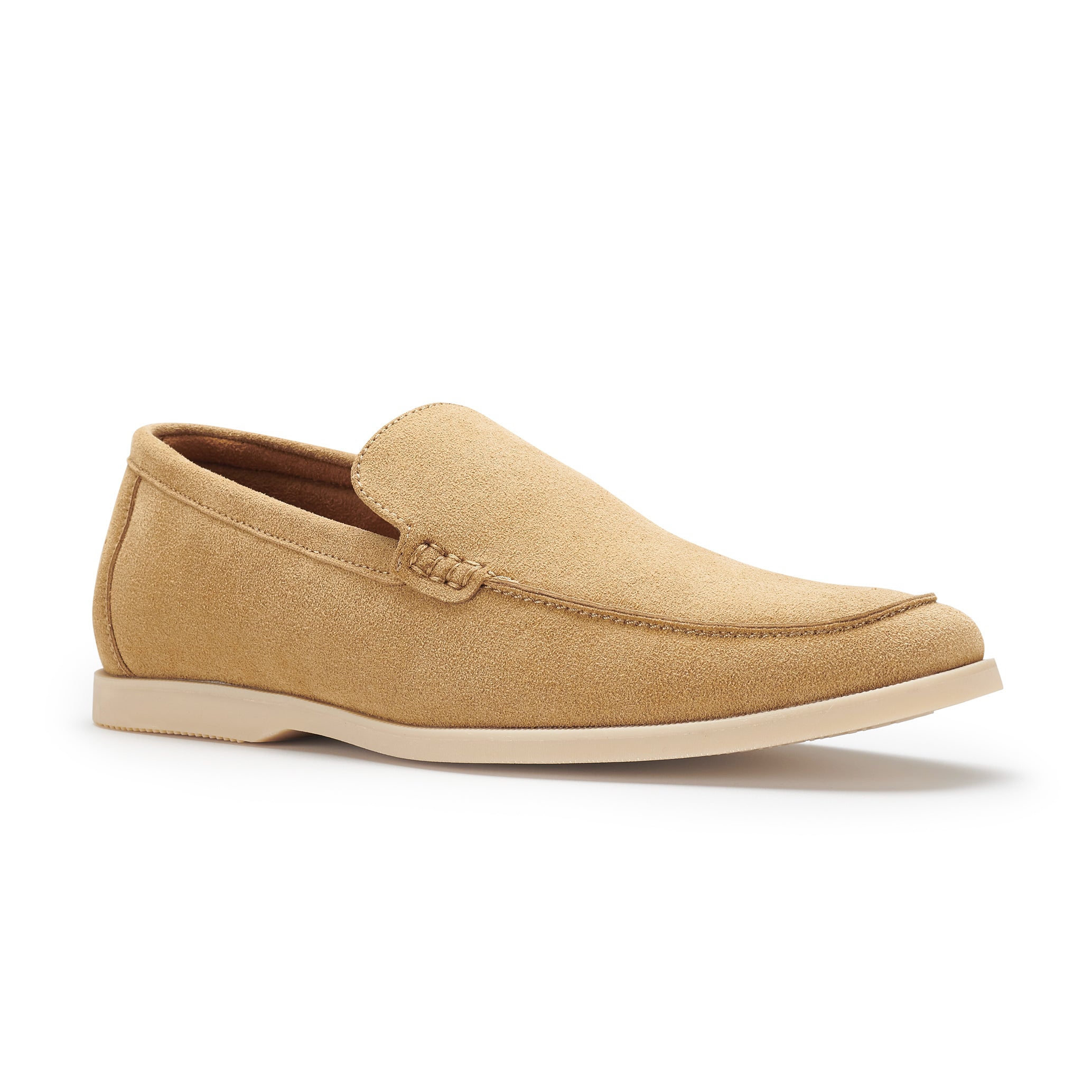 Men's Suede Moc-Toe Loafers | Daciel by Ferro Aldo | Conal Footwear | Main Angle View