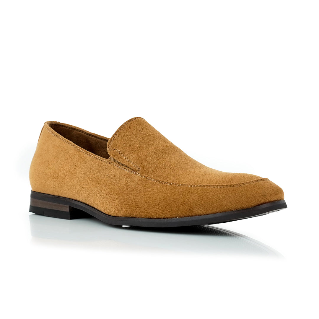 Minimalistic Synthetic Suede Loafers | Dale by Ferro Aldo | Conal Footwear | Main Angle View