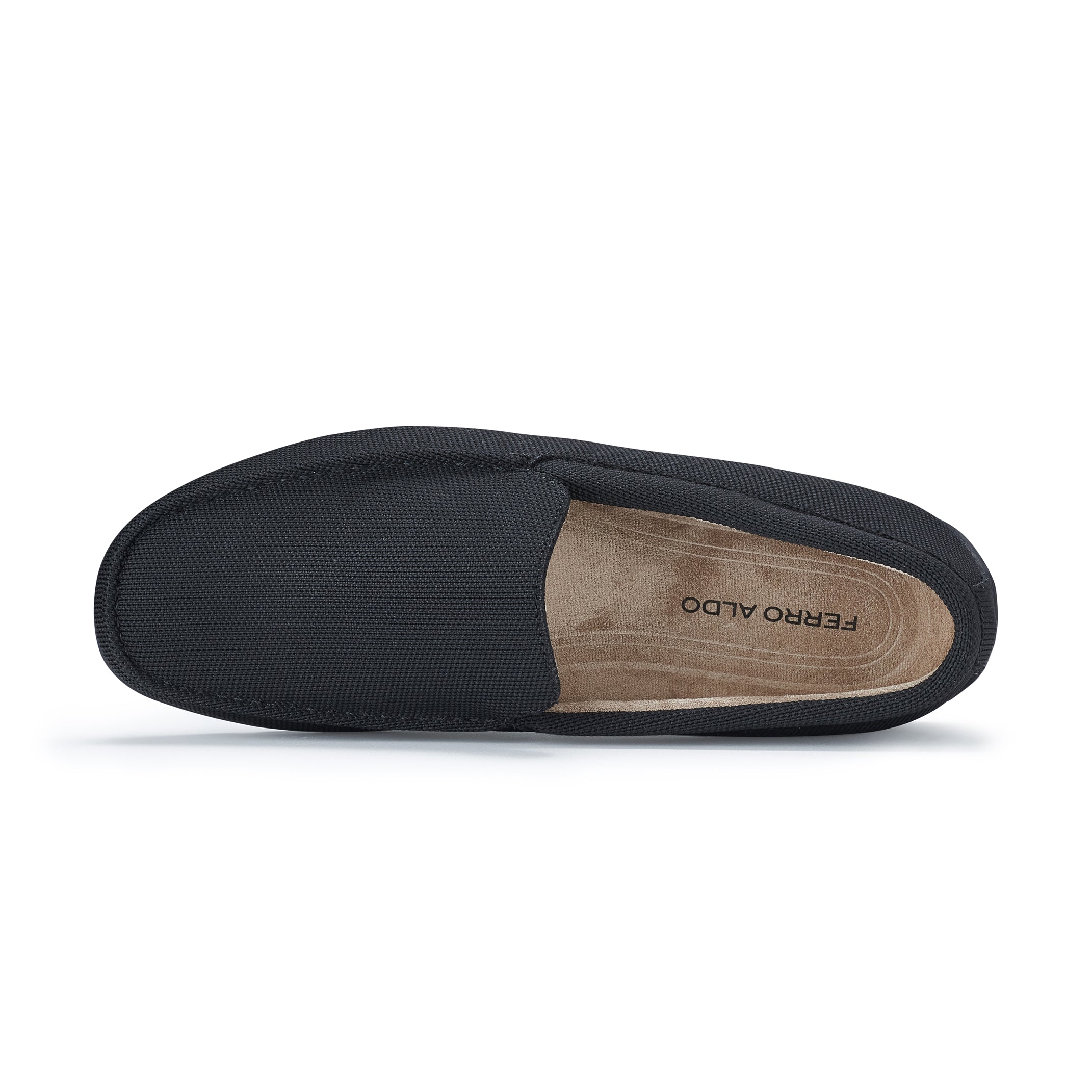 Men's Minimalist Slip-on Venetian Moccasin Loafers | Danilo by Ferro Aldo | Conal Footwear | Top-Down Angle View
