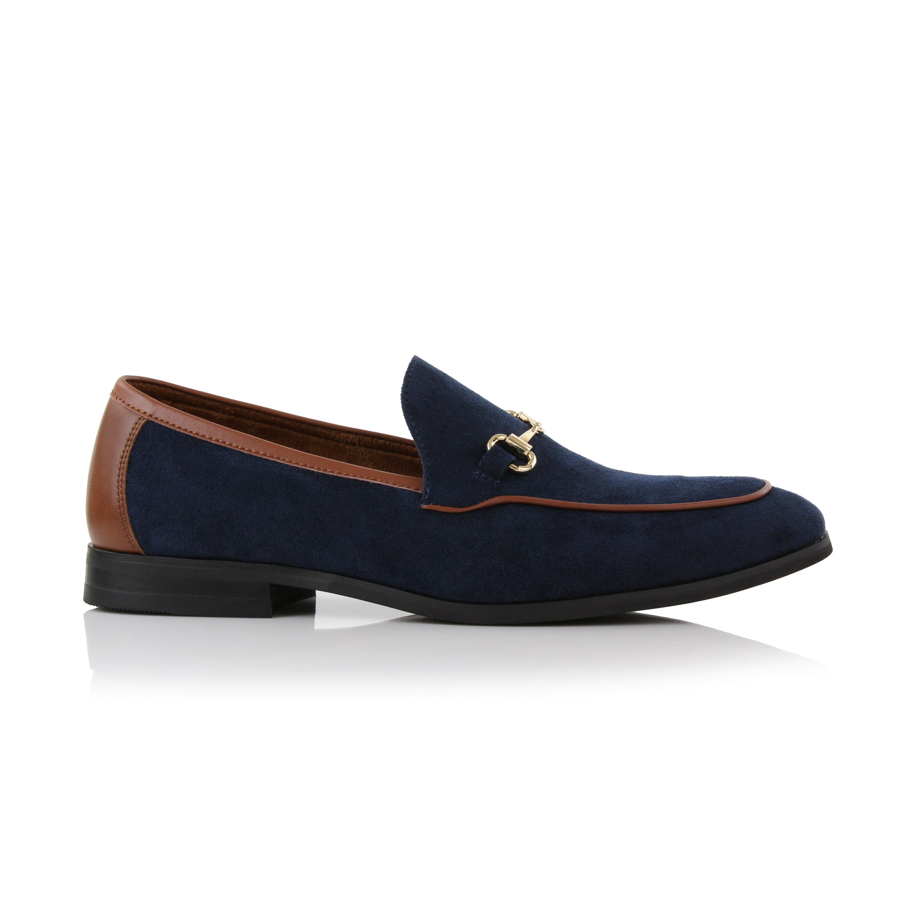 Buckled Suede Loafers | Dante by Ferro Aldo | Conal Footwear | Outer Side Angle View