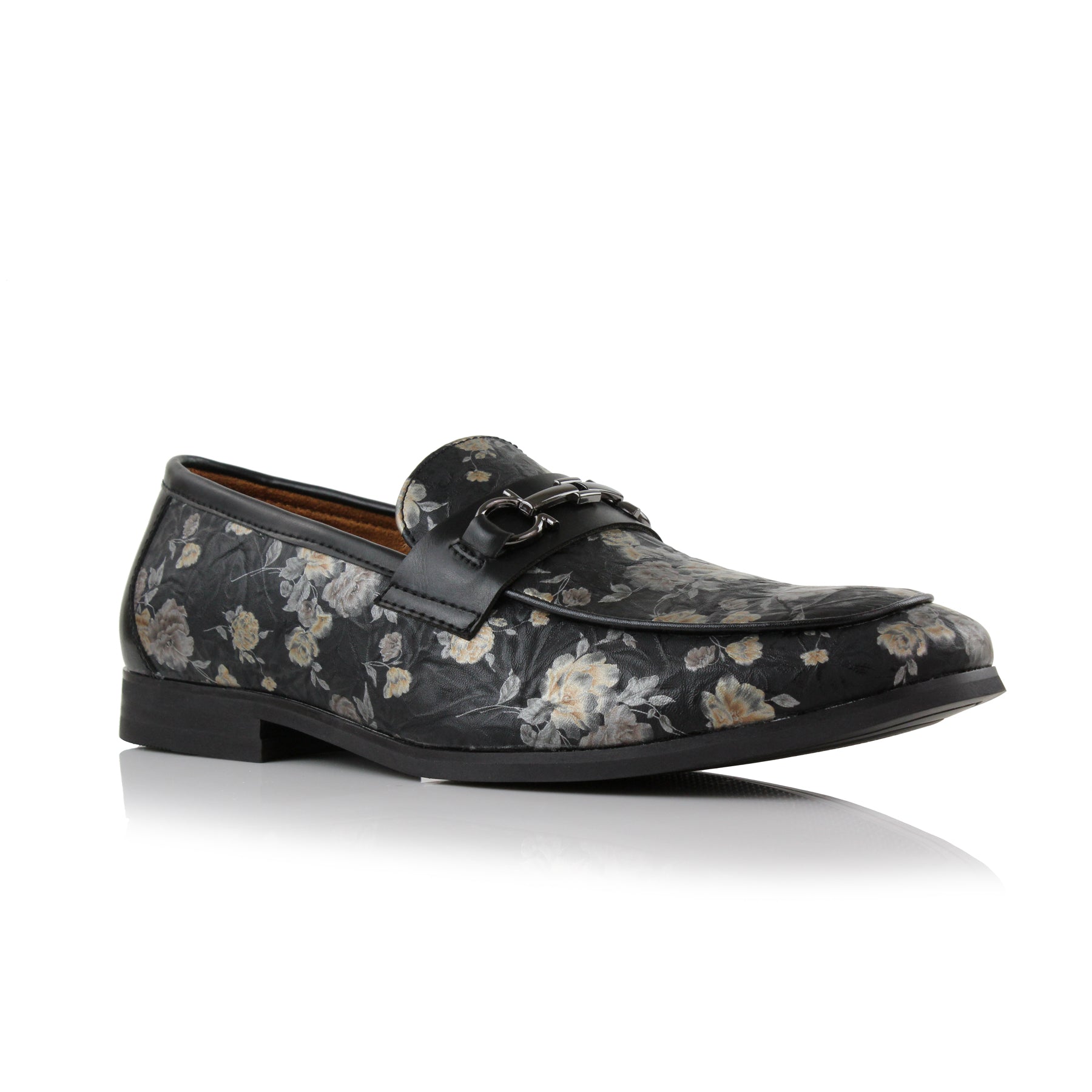 Floral Vegan Loafers | Darrell by Ferro Aldo | Conal Footwear | Main Angle View