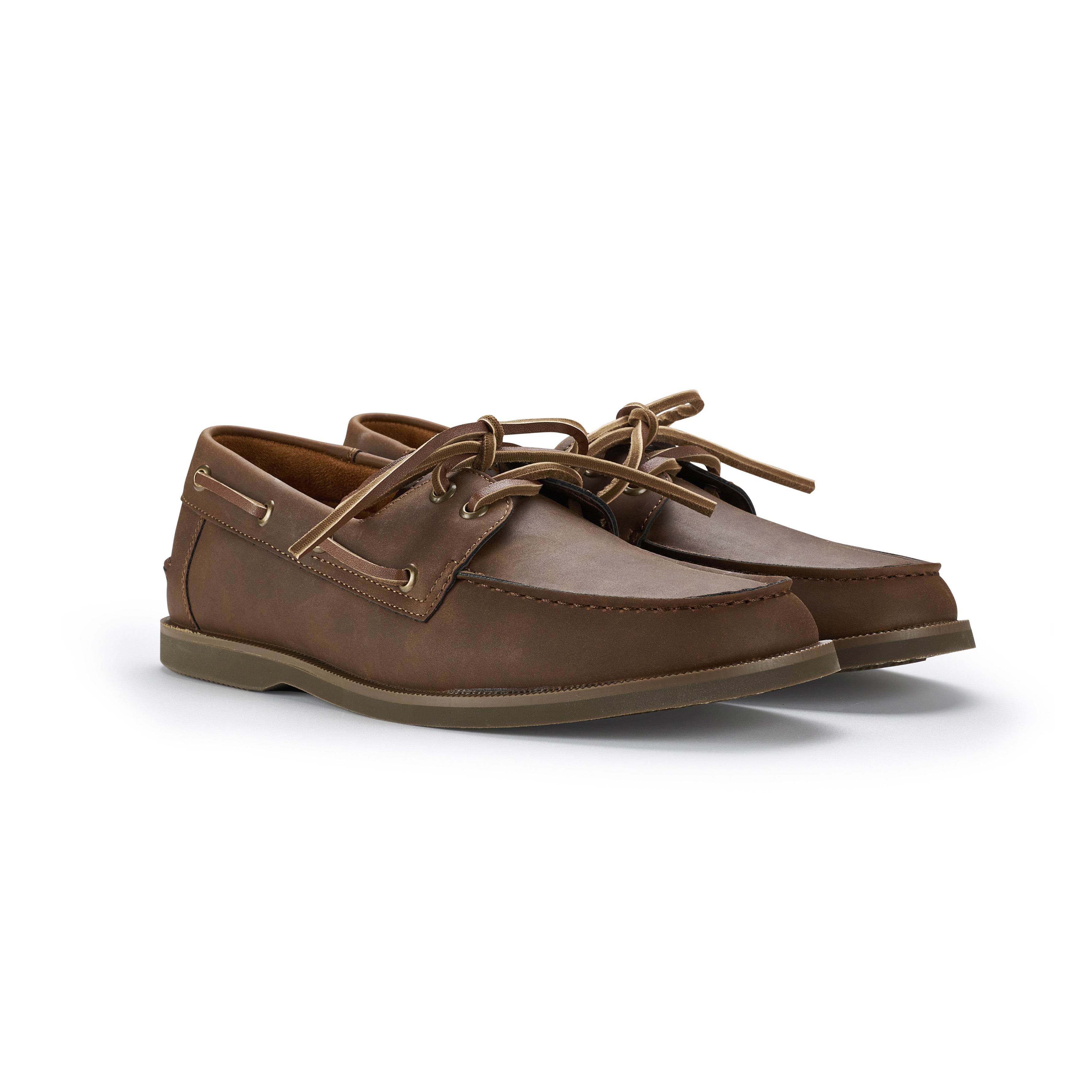 Moc Toe Boat Shoes Loafers | Daven by Ferro Aldo | Conal Footwear | Paired Angle View