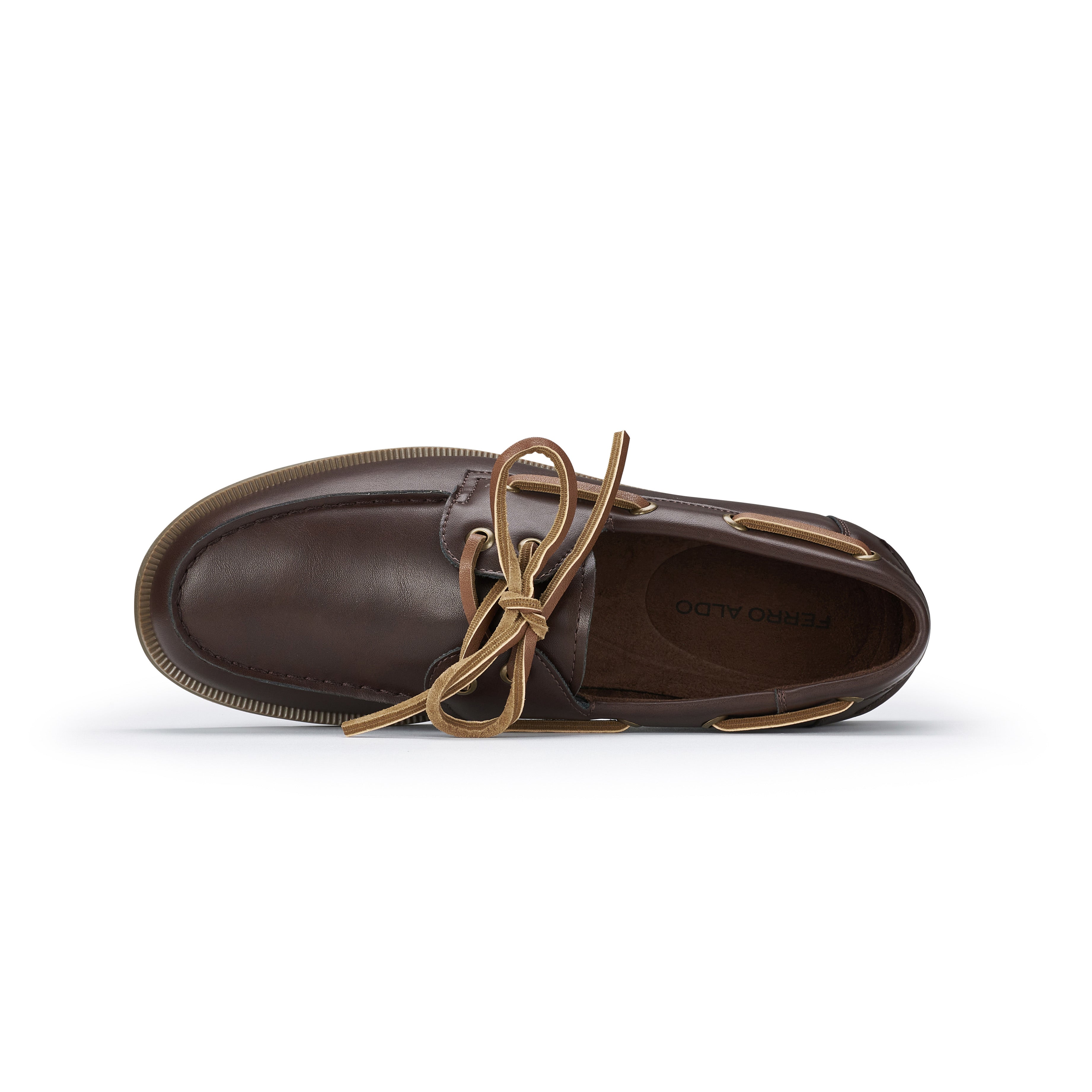 Moc Toe Boat Shoes Loafers | Daven by Ferro Aldo | Conal Footwear | Top-Down Angle View