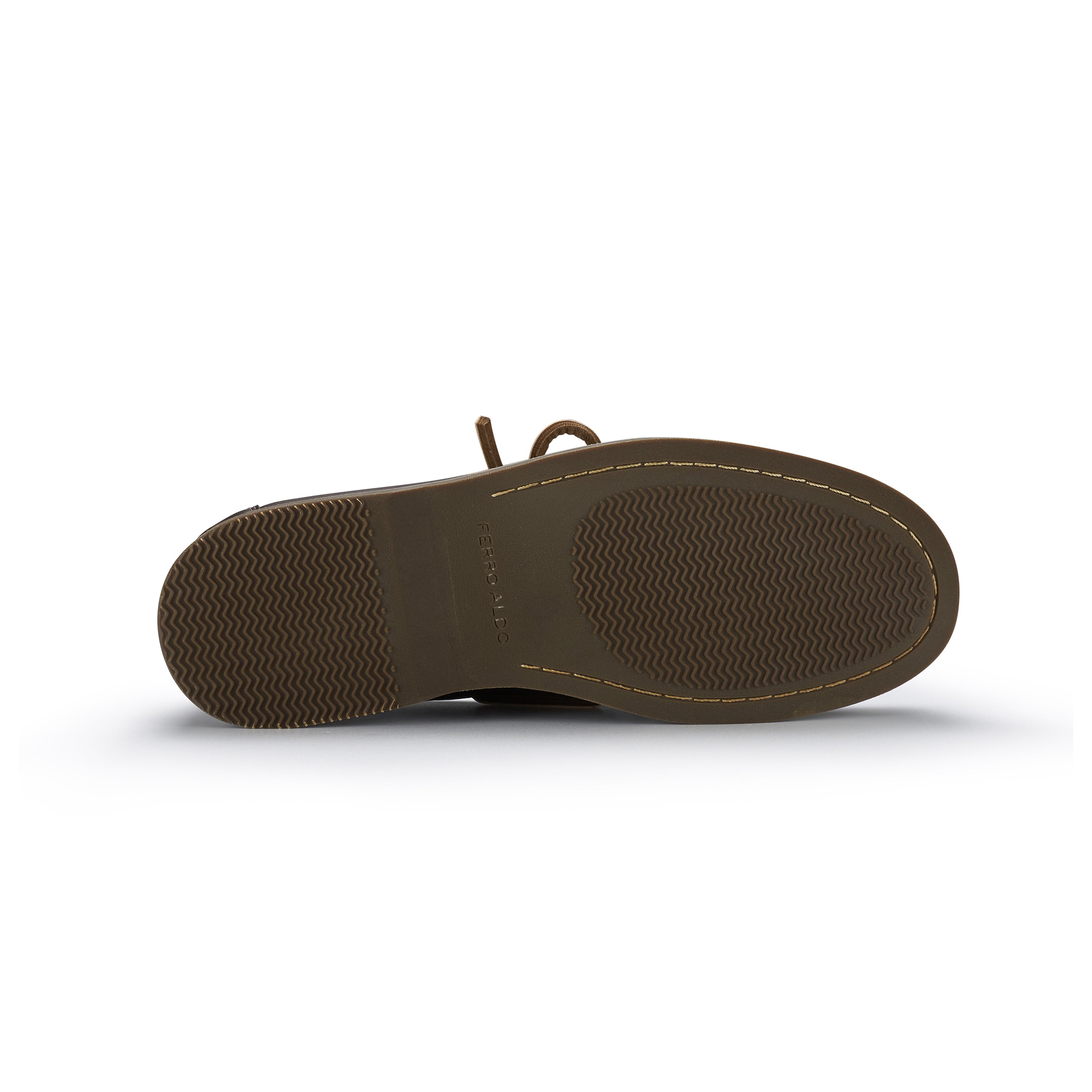 Moc Toe Boat Shoes Loafers | Daven by Ferro Aldo | Conal Footwear | Bottom Sole Angle View