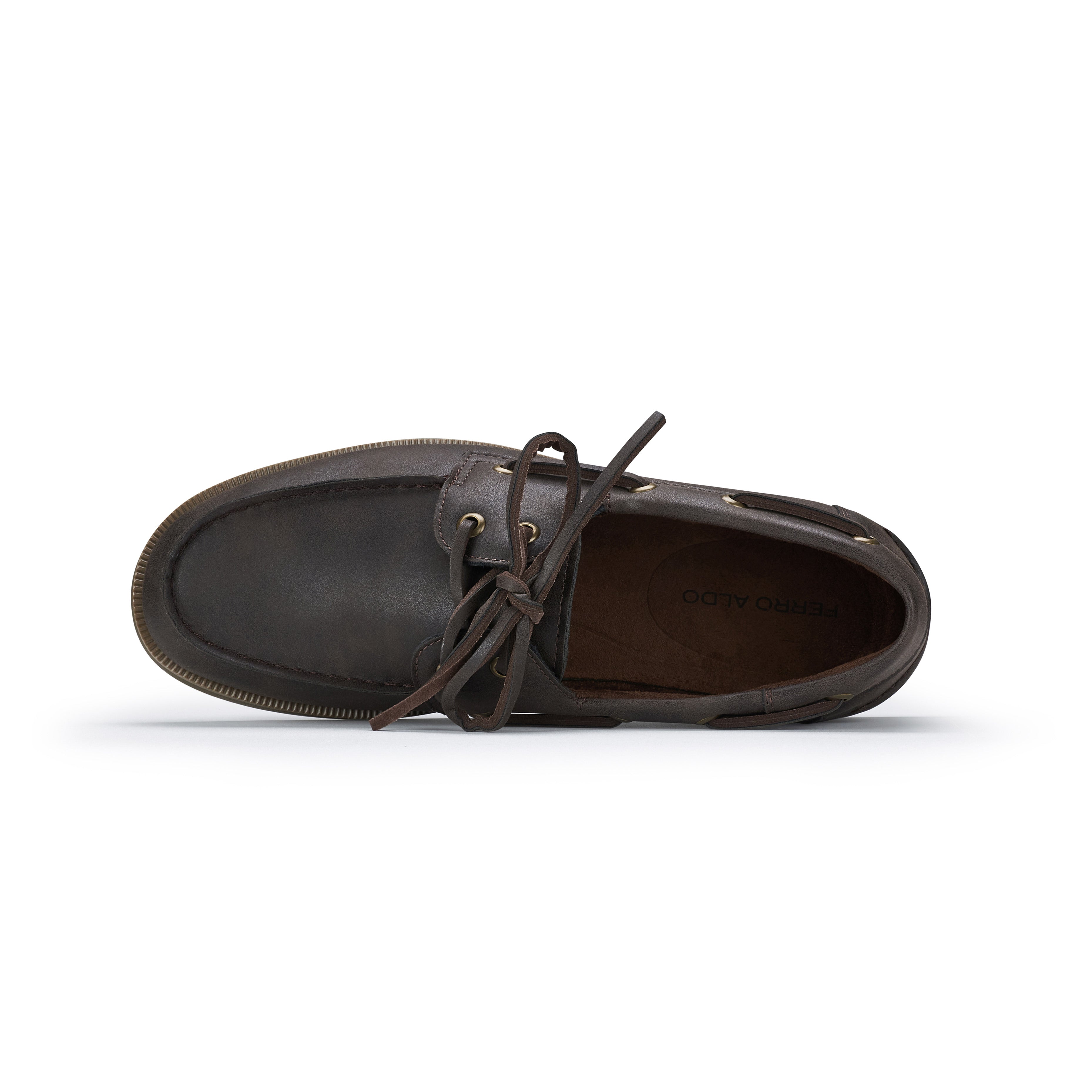 Moc Toe Boat Shoes Loafers | Daven by Ferro Aldo | Conal Footwear | Top-Down Angle View