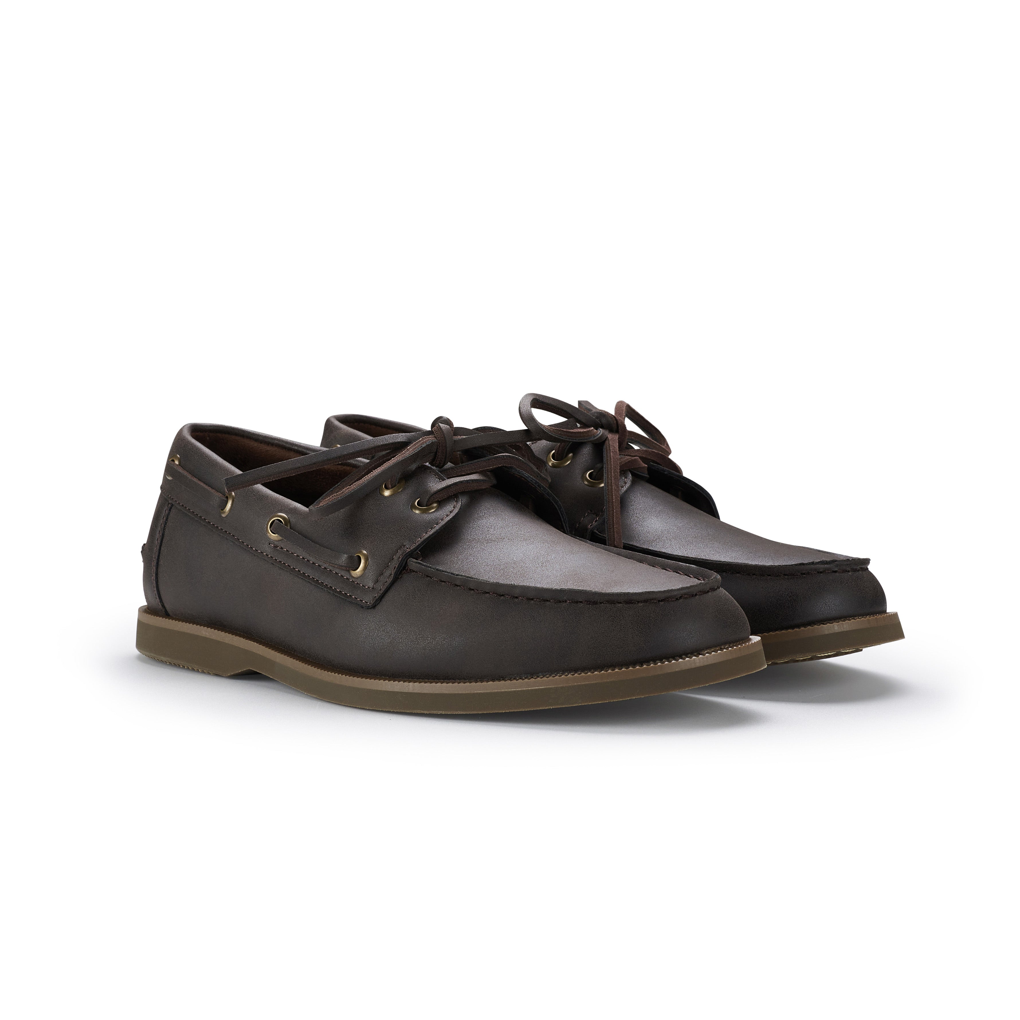 Moc Toe Boat Shoes Loafers | Daven by Ferro Aldo | Conal Footwear | Paired Angle View