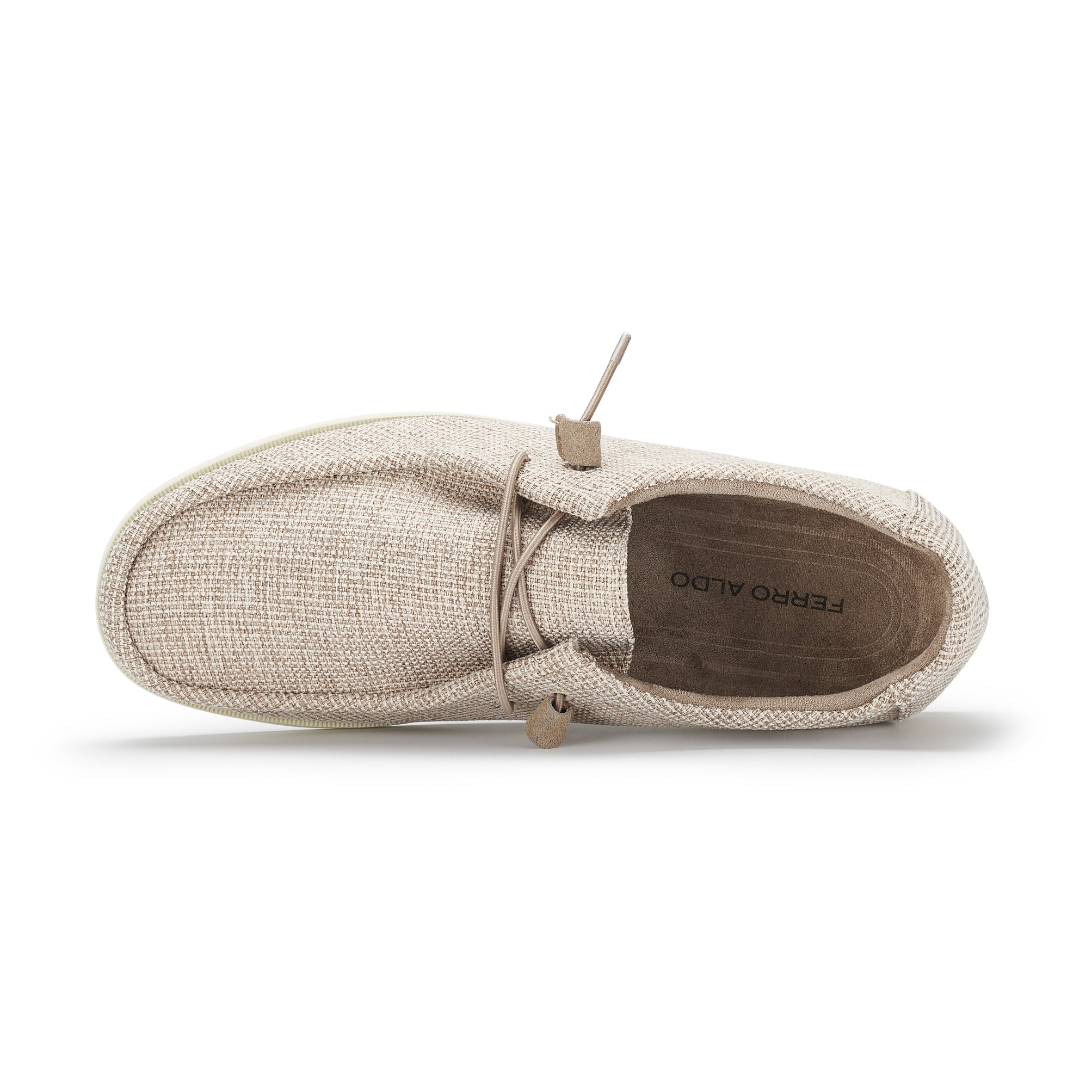 Men's Lightweight Canvas Boat Shoes | Daviel by Ferro Aldo | Conal Footwear | Top-Down Angle View