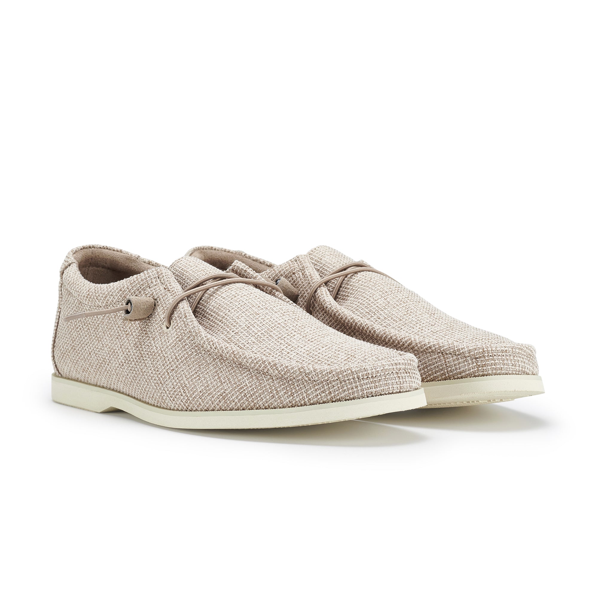 Men's Lightweight Canvas Boat Shoes | Daviel by Ferro Aldo | Conal Footwear | Paired Angle View