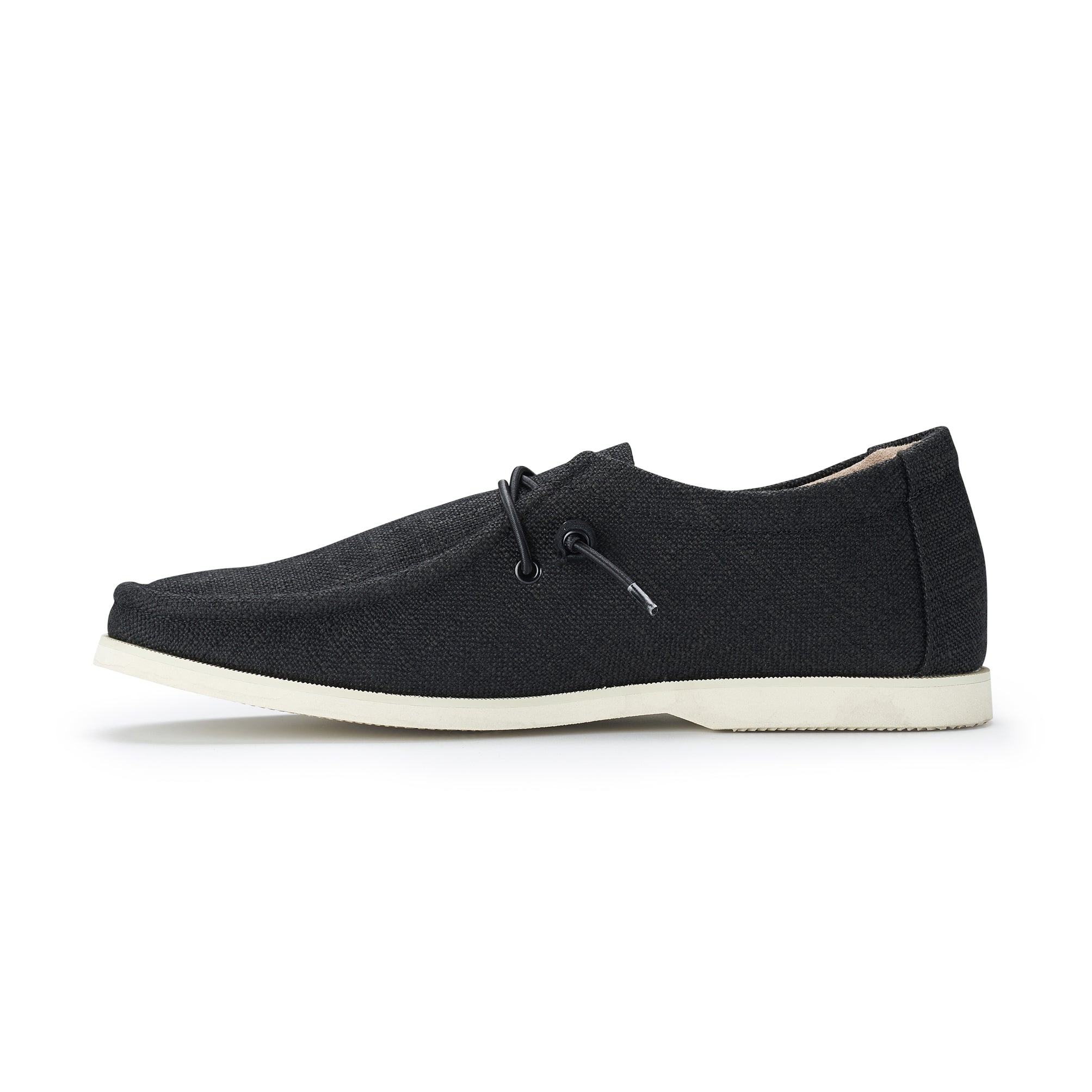 Men's Lightweight Canvas Boat Shoes | Daviel by Ferro Aldo | Conal Footwear | Inner Side Angle View