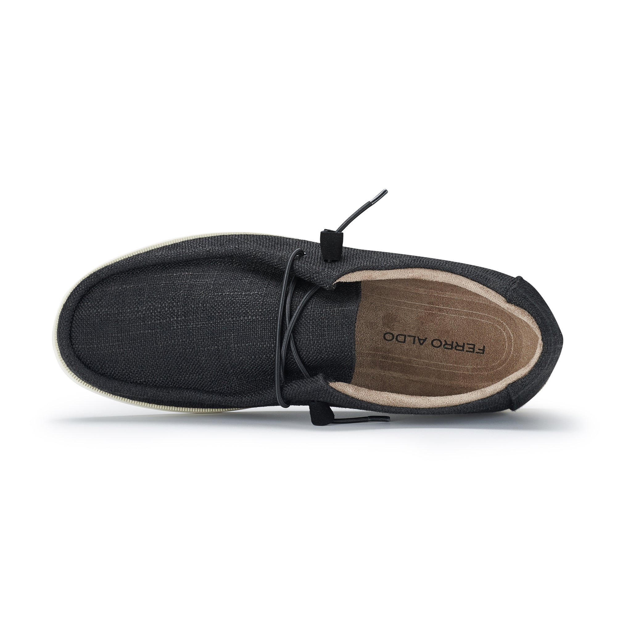 Men's Lightweight Canvas Boat Shoes | Daviel by Ferro Aldo | Conal Footwear | Top-Down Angle View