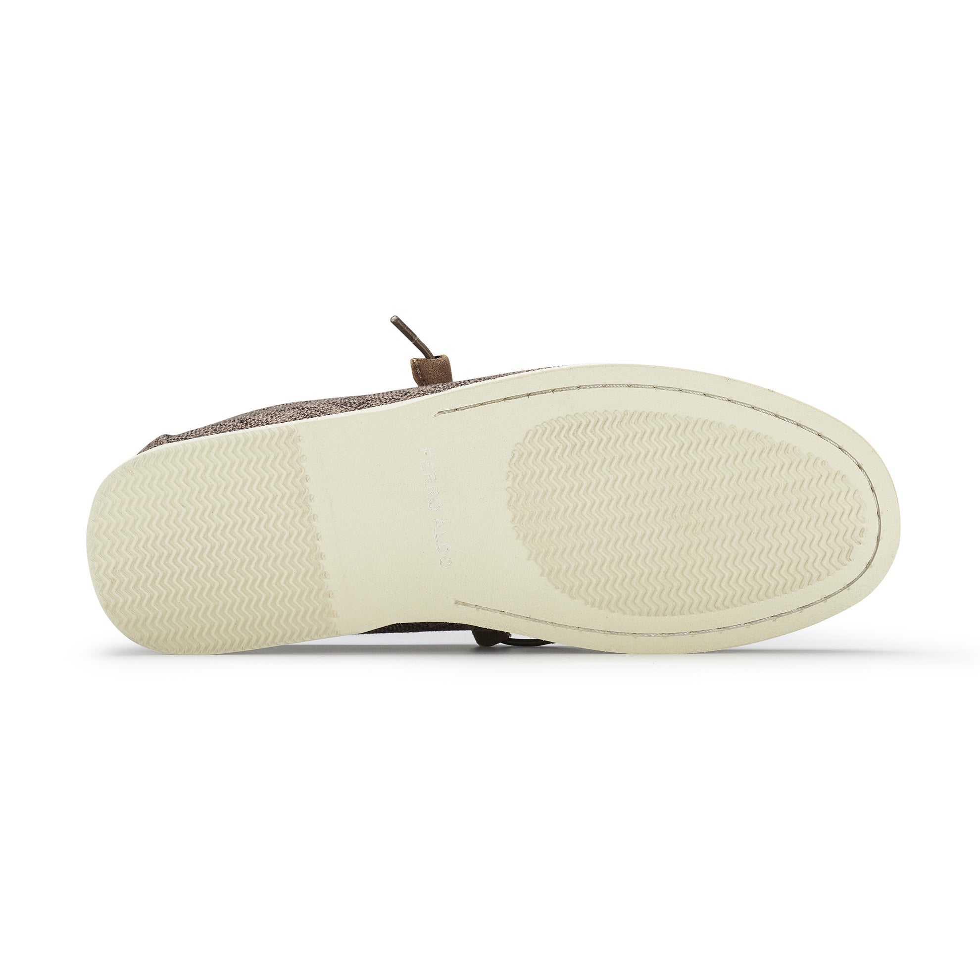 Men's Lightweight Canvas Boat Shoes | Daviel by Ferro Aldo | Conal Footwear | Bottom Sole Angle View