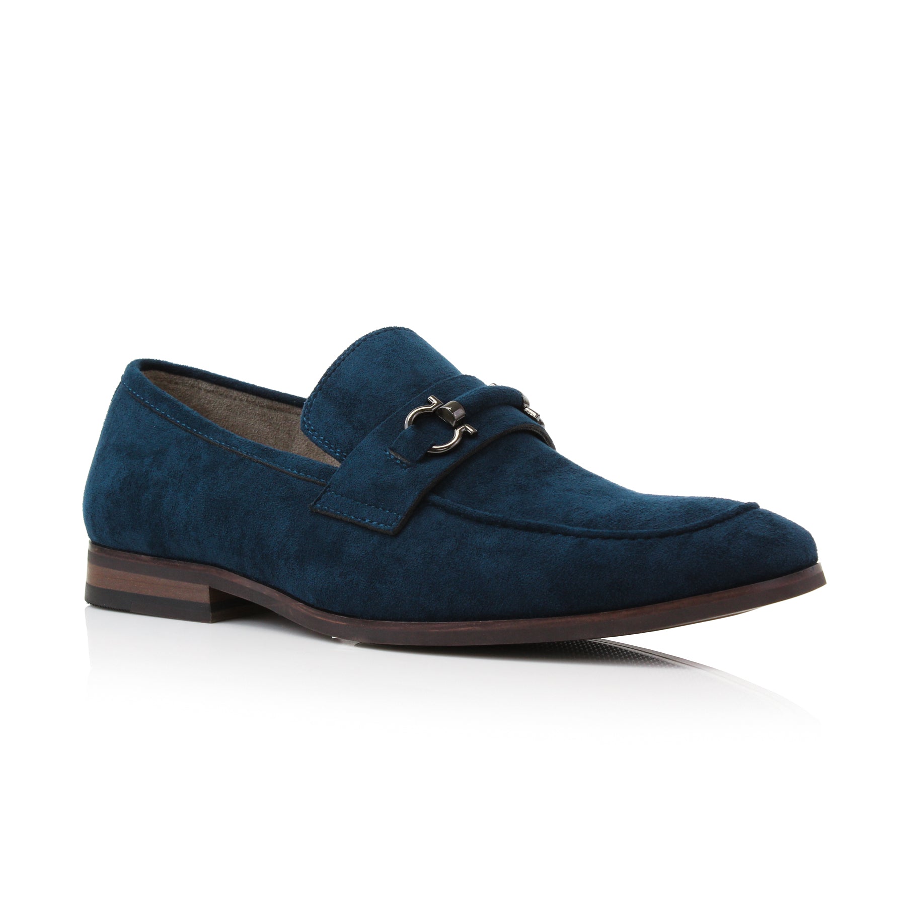 Metal Buckle Suede Loafers | Demitri by Ferro Aldo | Conal Footwear | Main Angle View