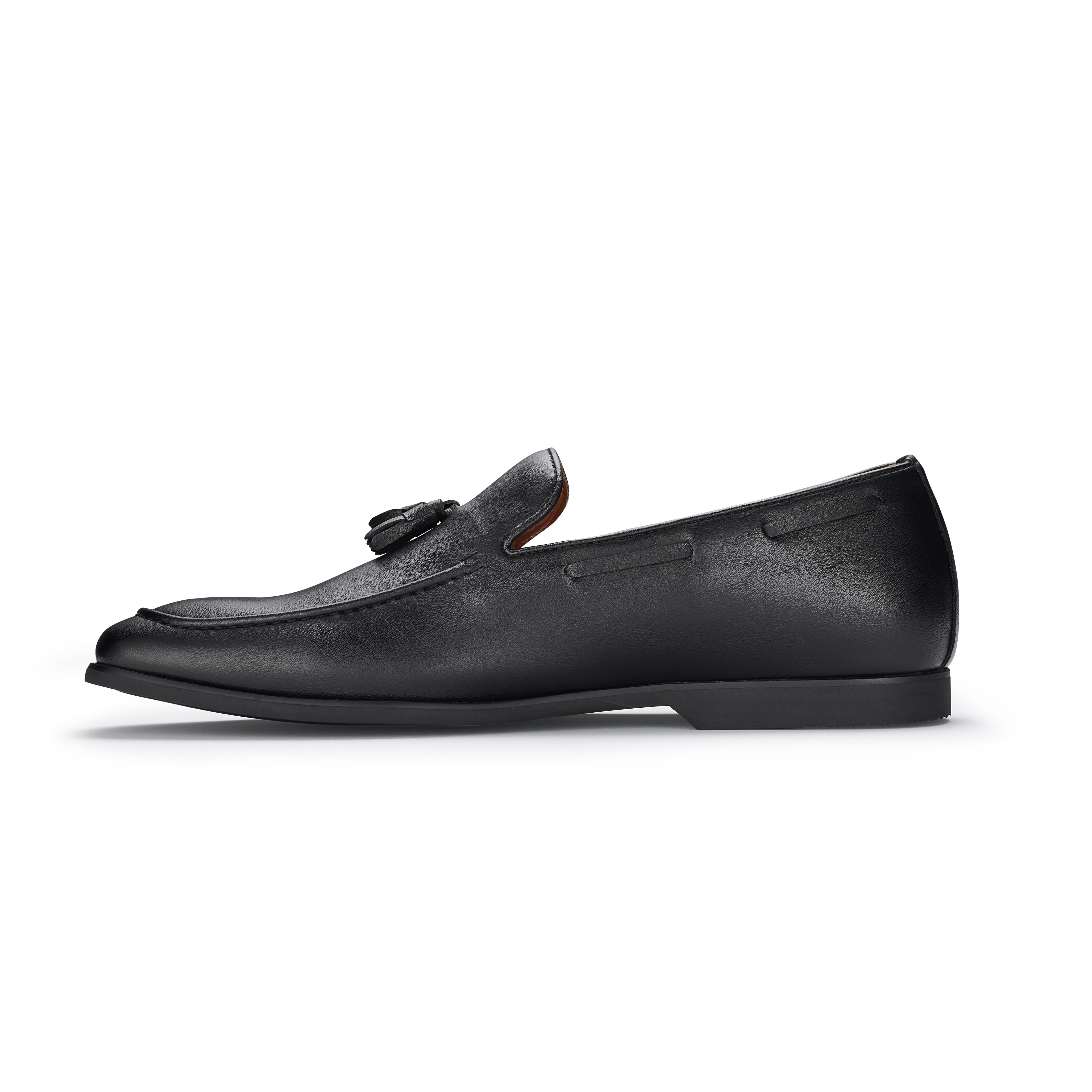 Men's Loafers with Tassels Accent | Denzel by Ferro Aldo | Conal Footwear | Inner Side Angle View