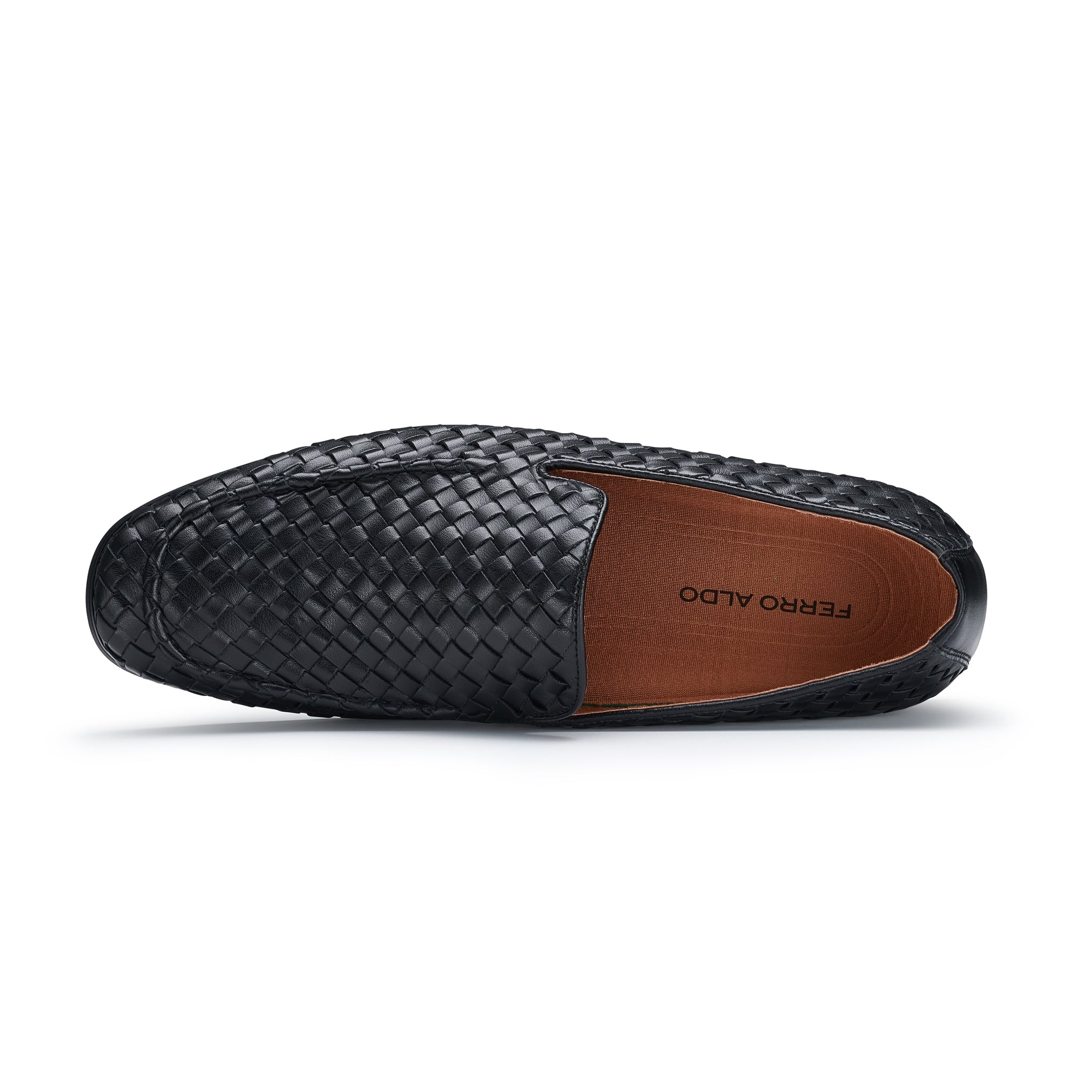 Men's Woven Loafers | Dio by Ferro Aldo | Conal Footwear | Top-Down Angle View