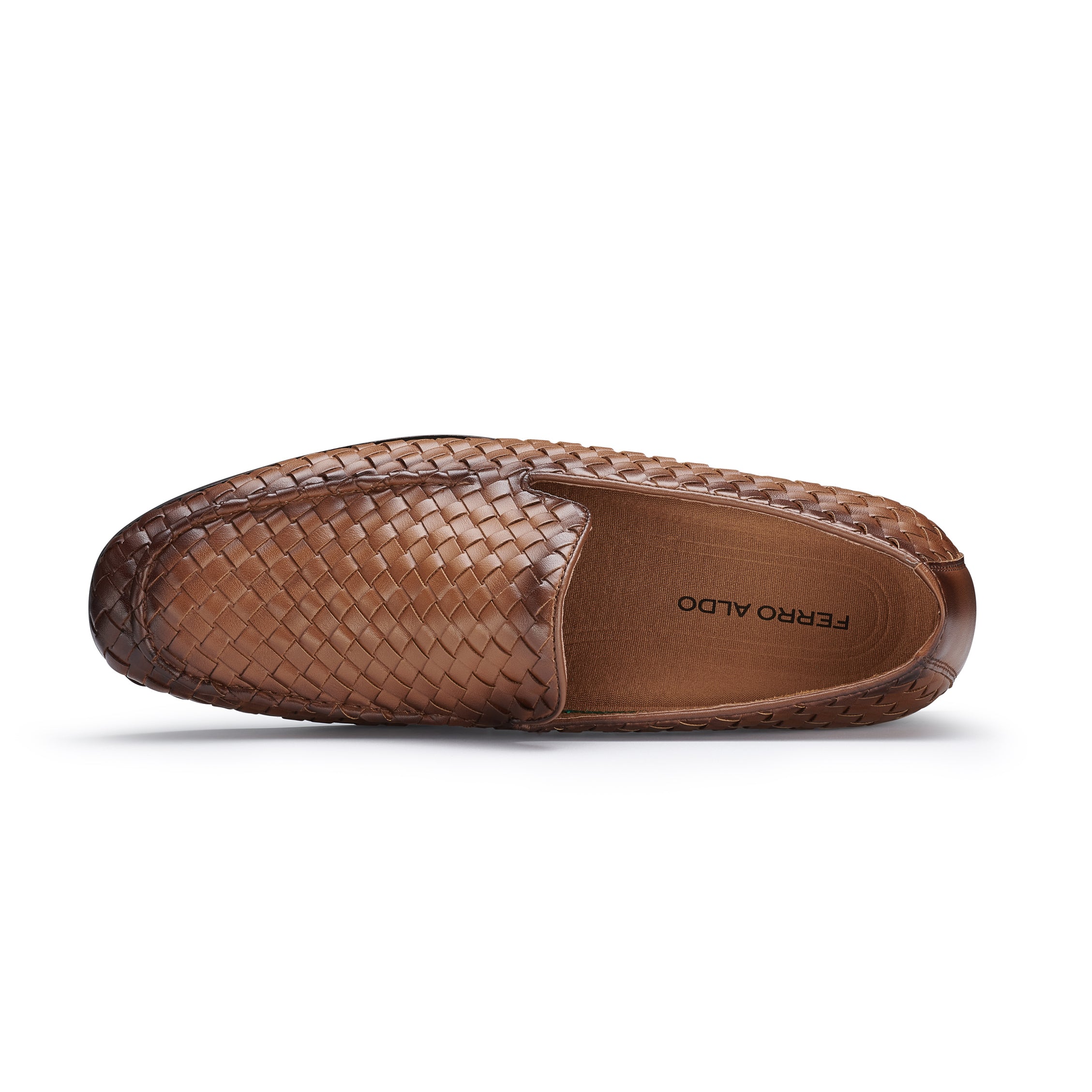 Ferro Aldo Men's Woven Moccasin Loafers