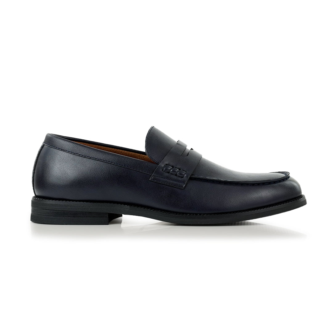 Synthetic Leather Loafers | Douglas by Ferro Aldo | Conal Footwear | Outer Side Angle View