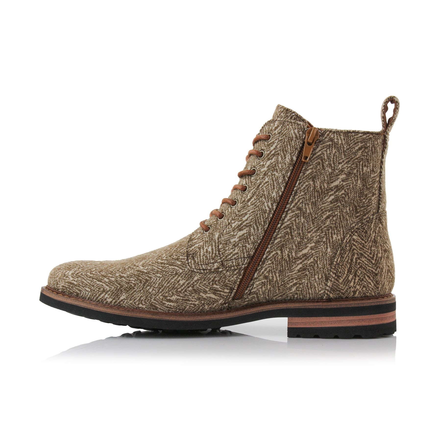 Woolen Ankle Boots | Duke by Polar Fox | Conal Footwear | Inner Side Angle View