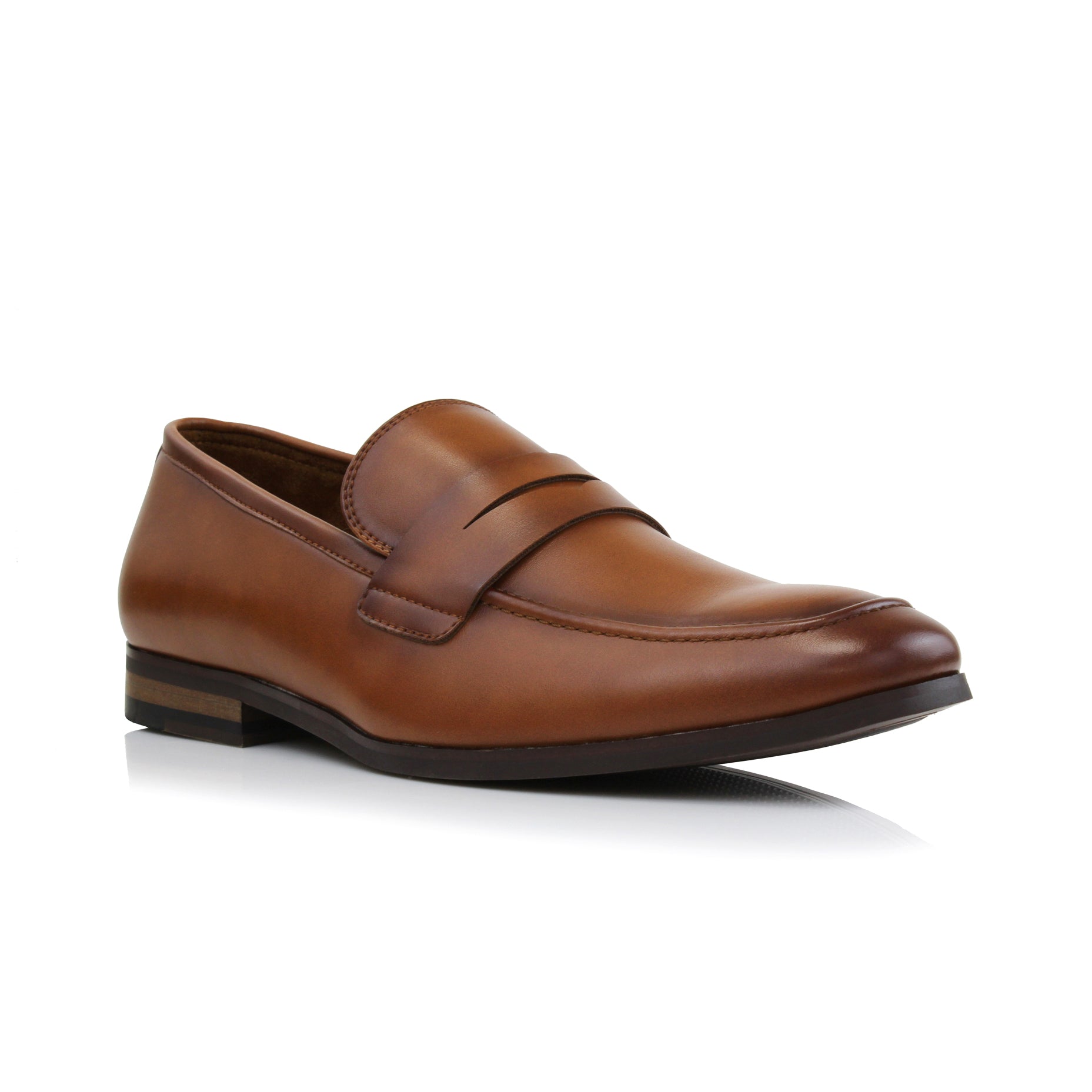 Faux Leather Penny Loafers | Dylan by Ferro Aldo | Conal Footwear | Main Angle View