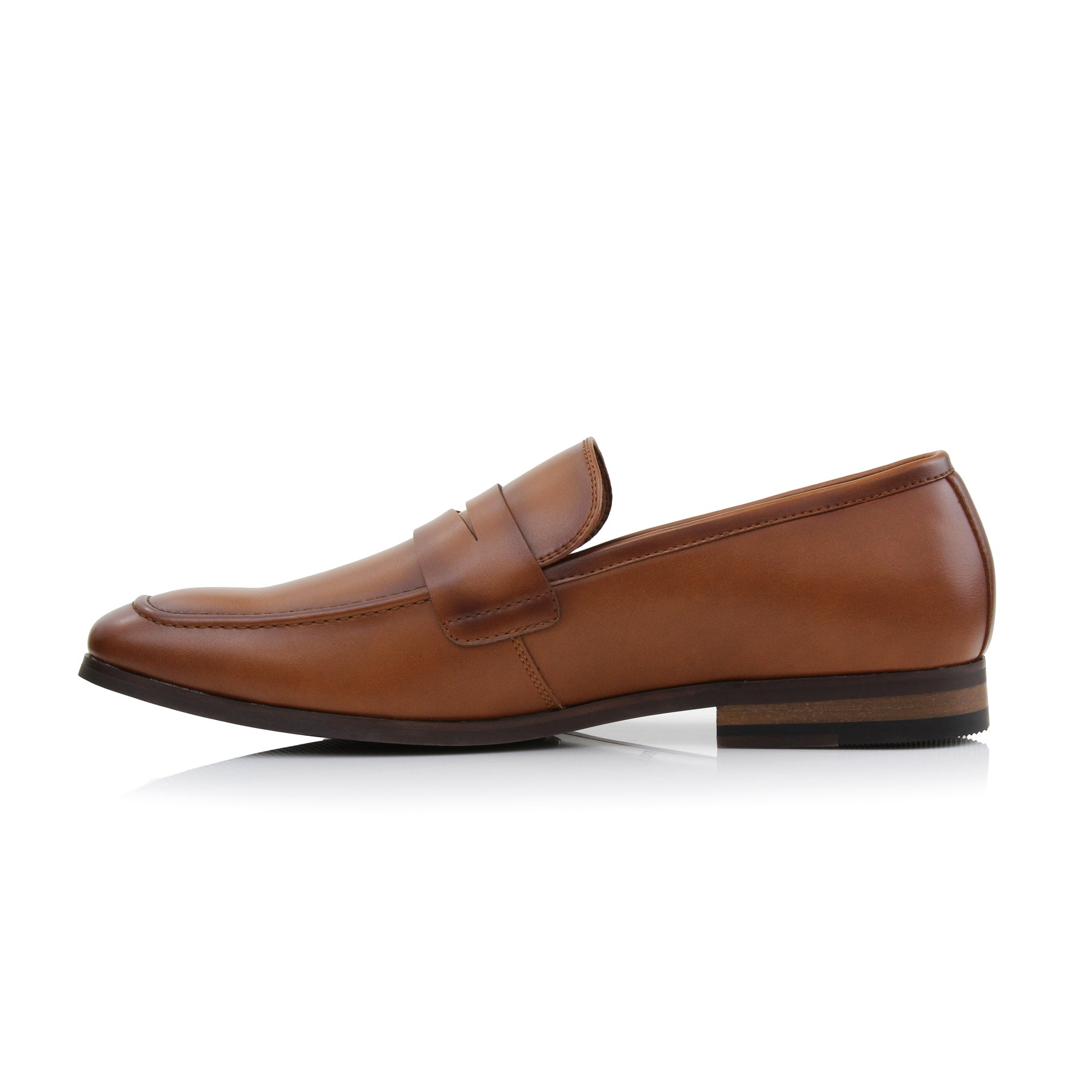 Faux Leather Penny Loafers | Dylan by Ferro Aldo | Conal Footwear | Inner Side Angle View