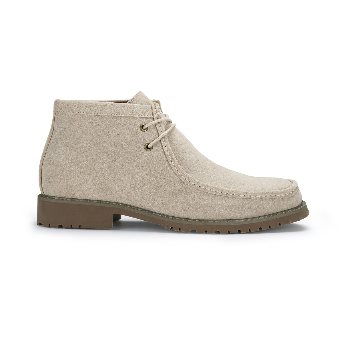 Men's Suede Moc-Toe Chukka Boots | Floyd by Ferro Aldo | Conal Footwear | Outer Side Angle View