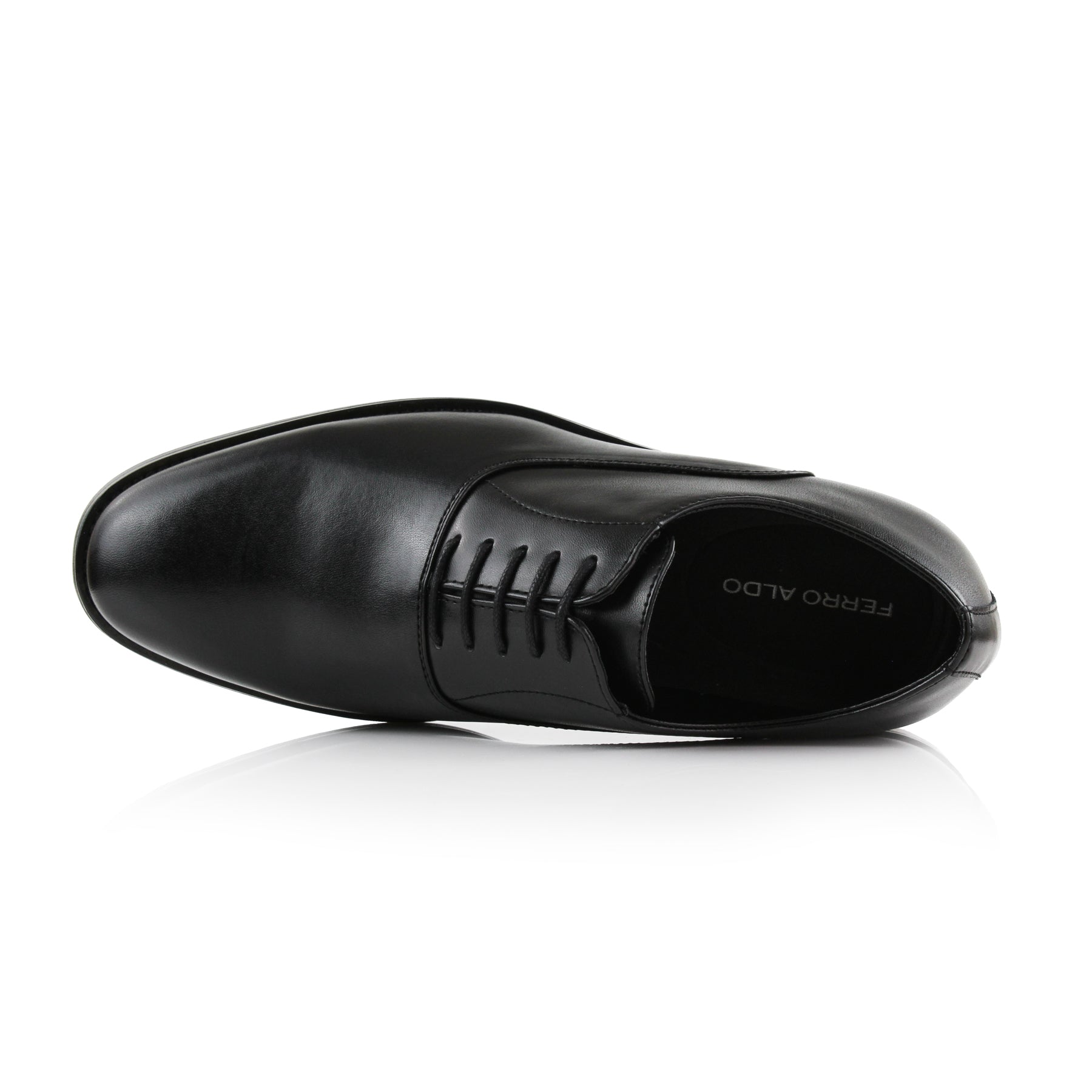 Synthetic Leather Oxfords | George by Ferro Aldo | Conal Footwear | Top-Down Angle View