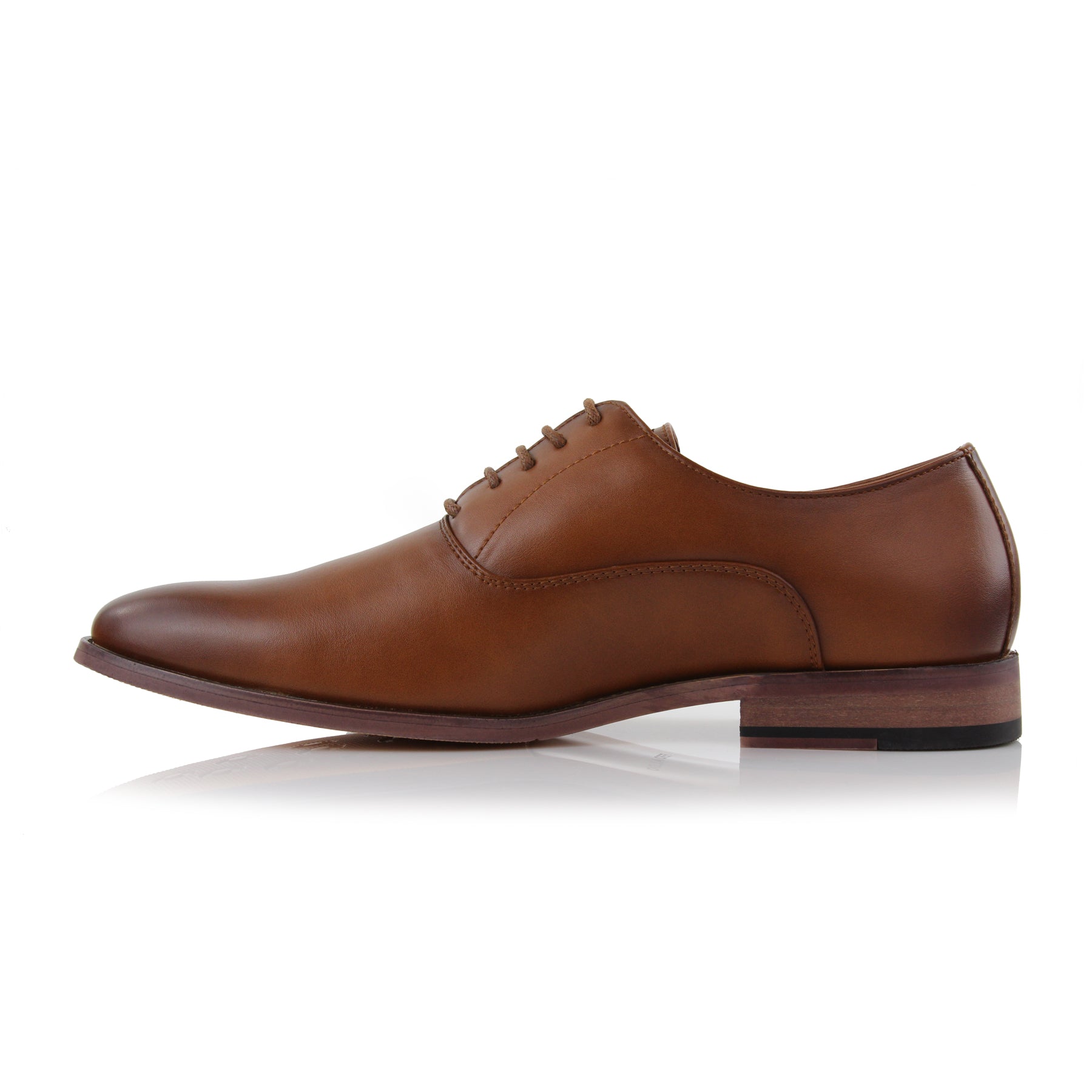 Burnished Leather Oxfords | George by Ferro Aldo | Conal Footwear | Inner Side Angle View