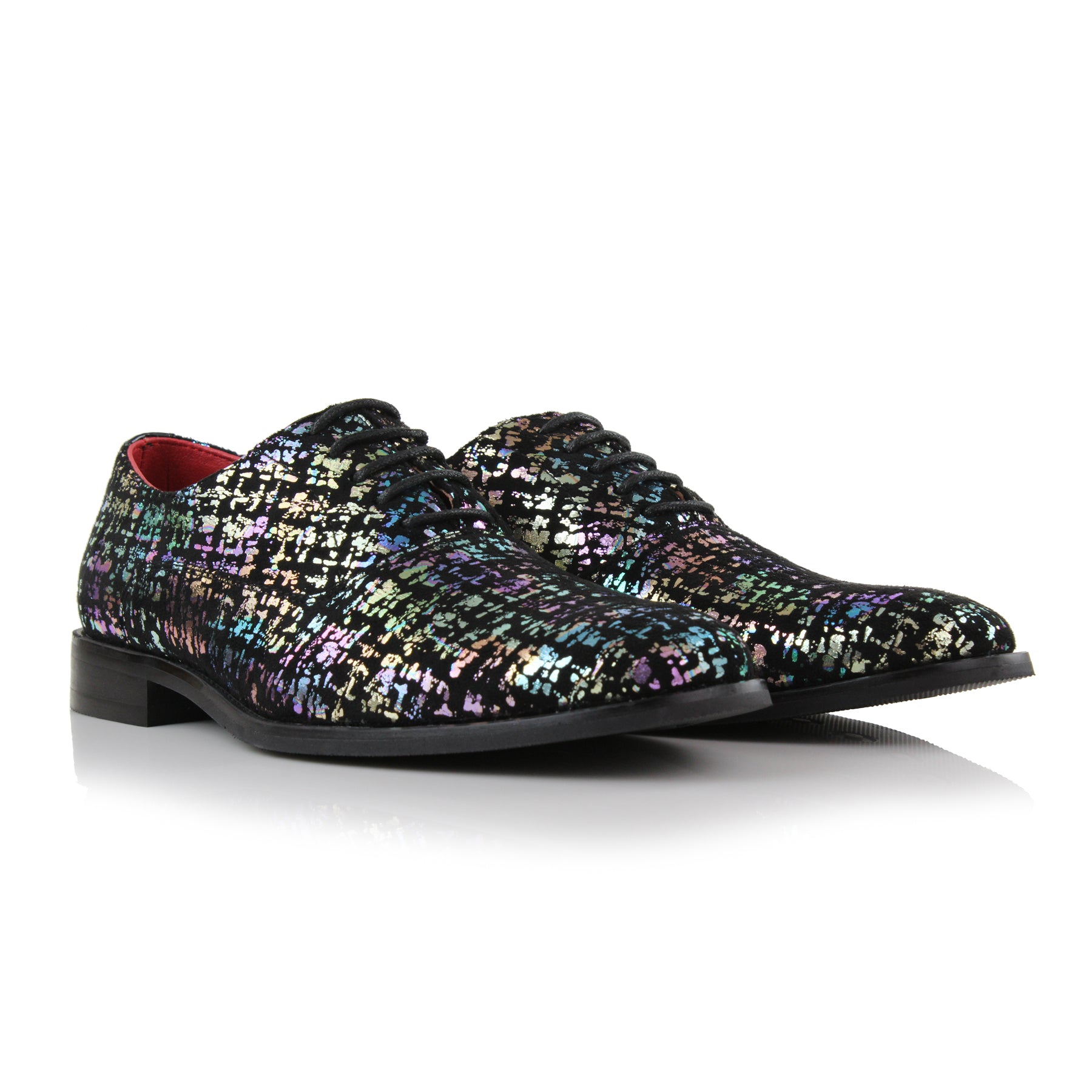 Multicolor Leather Oxfords | George by Ferro Aldo | Conal Footwear | Paired Angle View