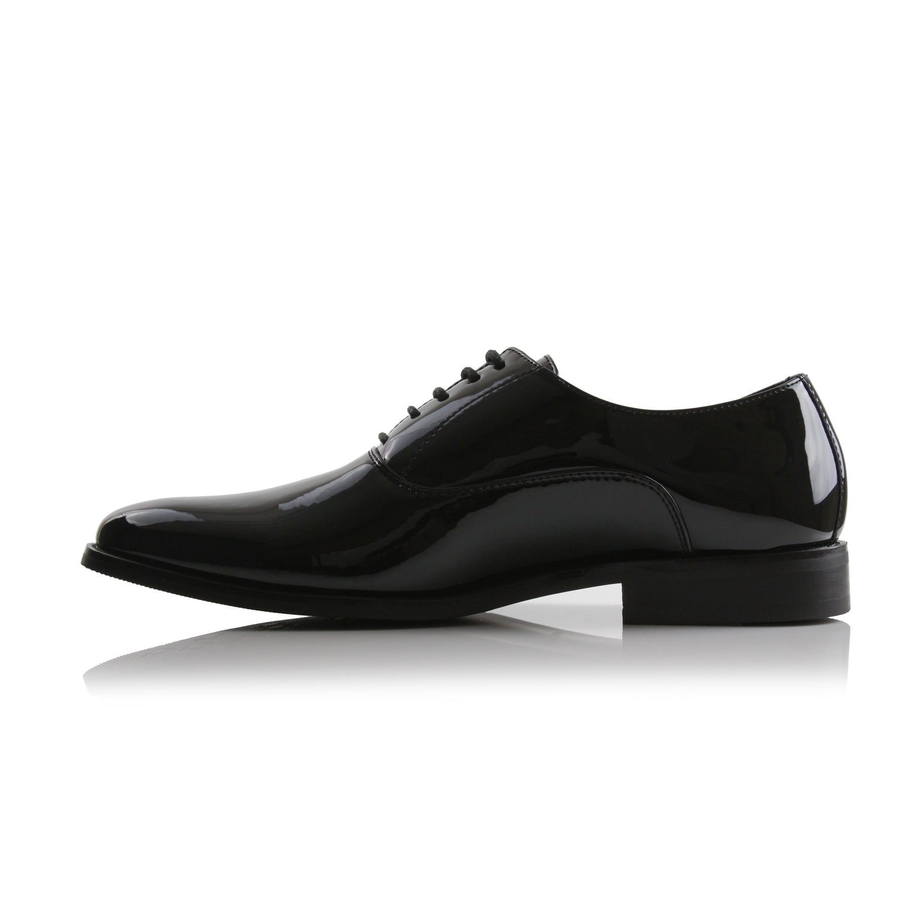 Faux Patent Leather Oxfords | George by Ferro Aldo | Conal Footwear | Inner Side Angle View