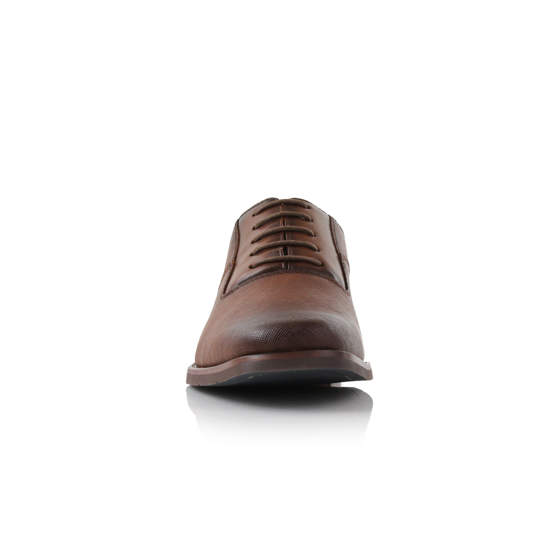 Embossed Oxford Shoes | Javier by Ferro Aldo | Conal Footwear | Front Angle View